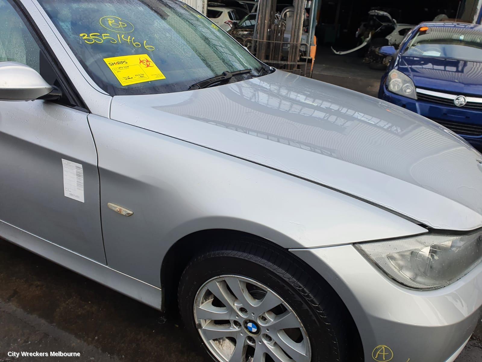 BMW 3 SERIES RIGHT INDICATOR/FOG/SIDE, BUMPER FOGLAMP, E90/E91, SEDAN/WAGON, NON M SPORT TYPE, 03/2005 - 08/2008