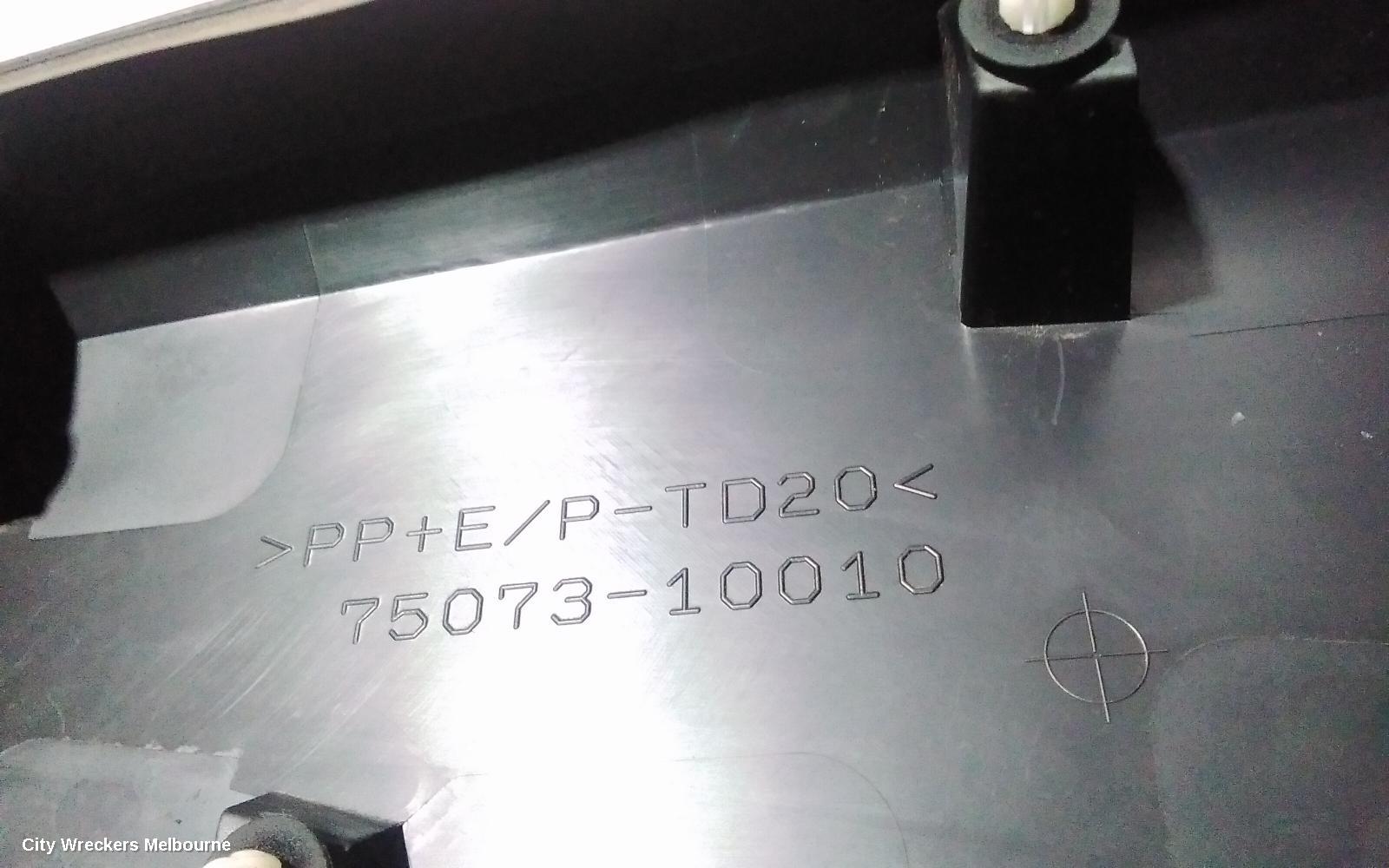 TOYOTA C-HR DOOR MOULD, RHF LOWER DOOR MOULD ~ 75073-10010: 104591, GEN 1, 12/2016 - 09/2023