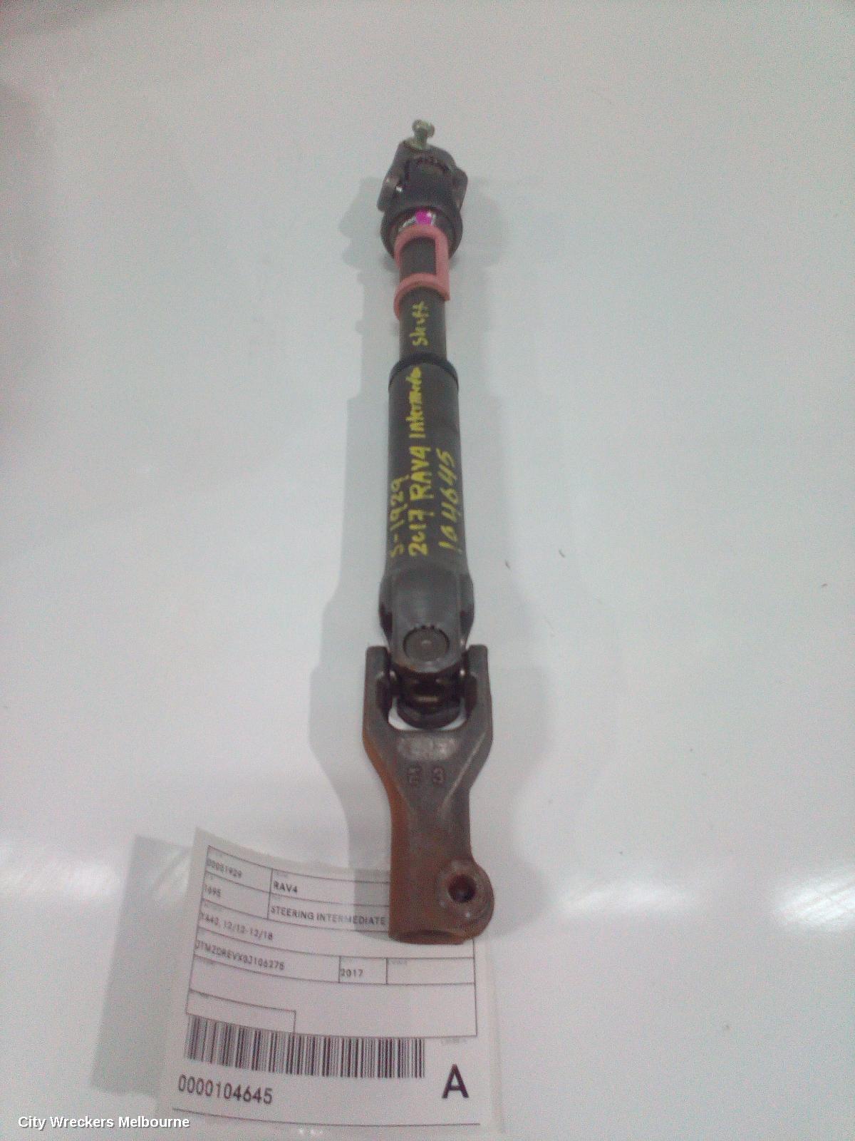 TOYOTA RAV4 STEERING INTERMEDIATE SHAFT, XA40, 12/2012 - 12/2018