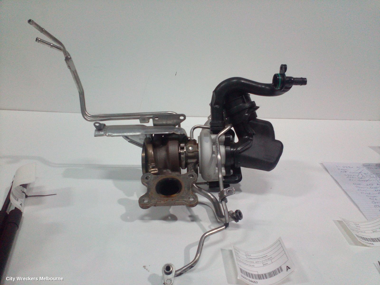 VOLKSWAGEN GOLF TURBO SUPERCHARGER, PETROL, 1.4, CZDA CODE, GEN 7, 01/2015 - 08/2020