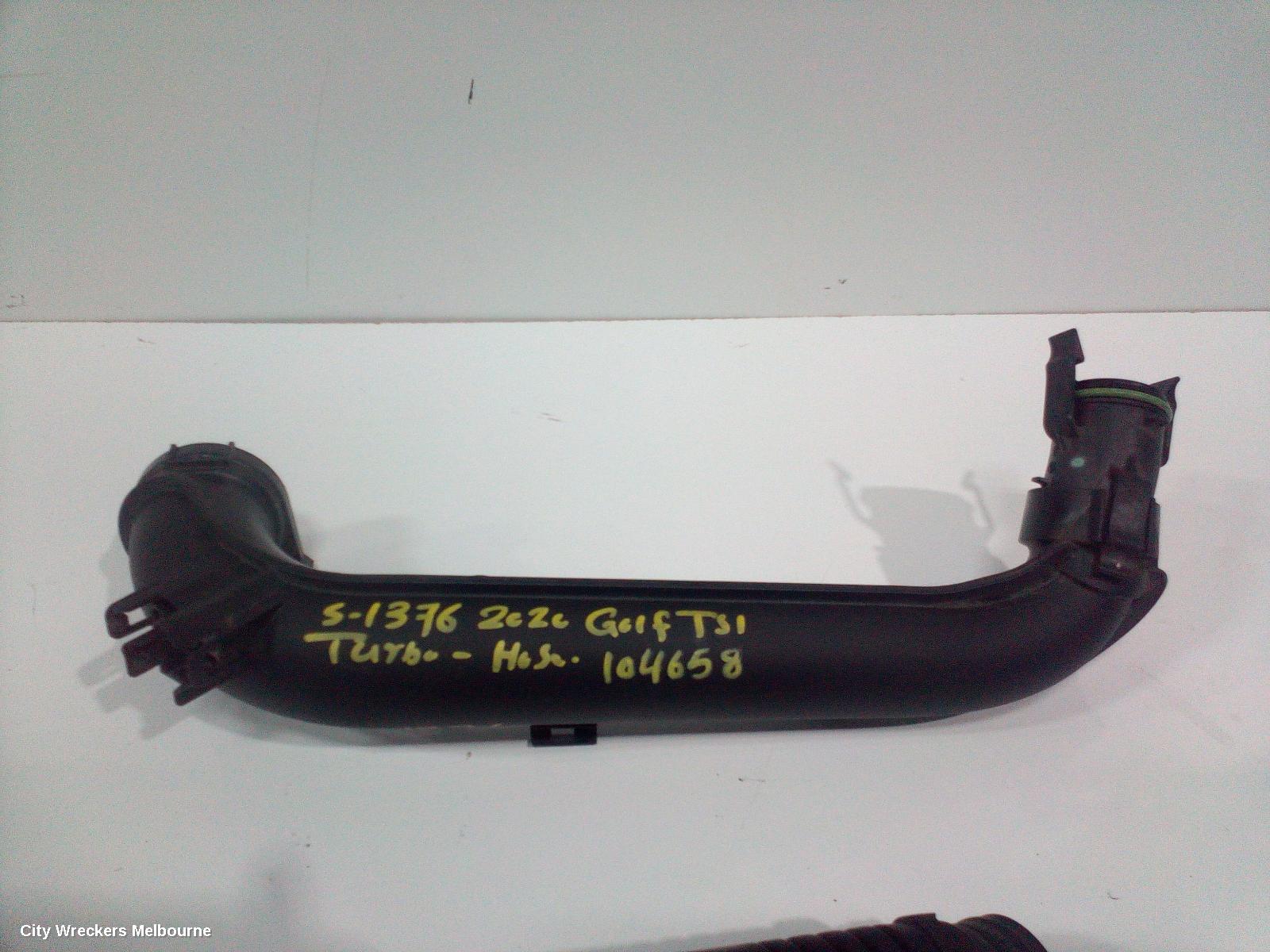 VOLKSWAGEN GOLF, GEN 7, 11/2012 - 08/2020, TURBO HOSE: 104658