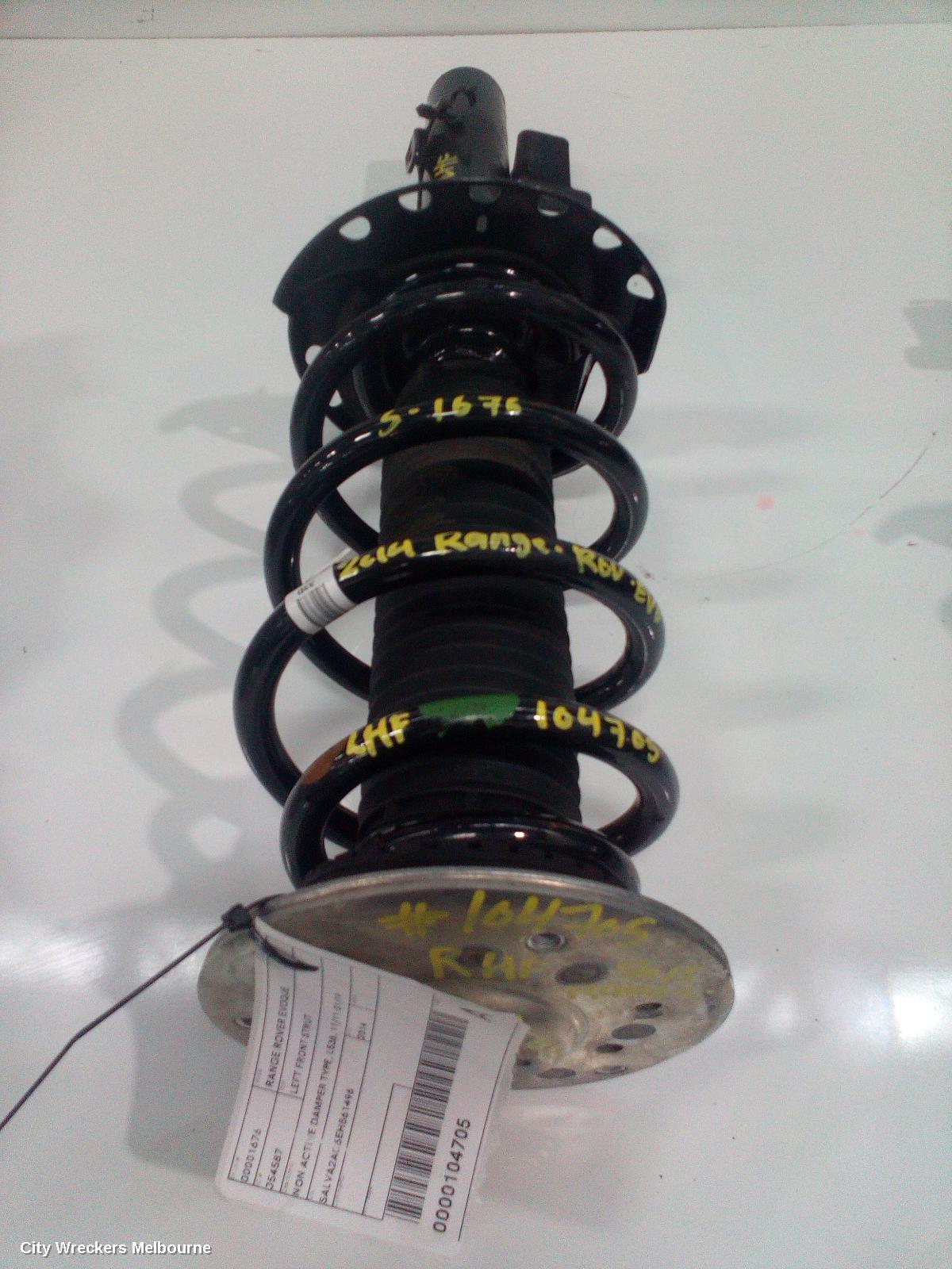 LAND ROVER RANGEROVER EVOQUE LEFT FRONT STRUT, NON ACTIVE DAMPER TYPE, L538, 11/2011 - 01/2019