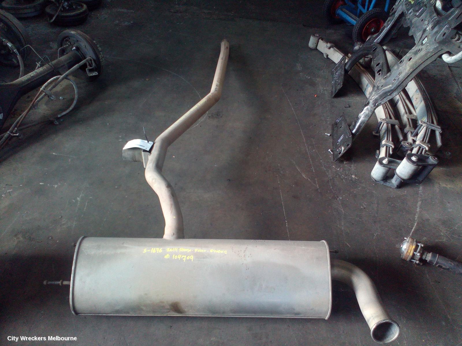 LAND ROVER RANGEROVER EVOQUE EXHAUST SYSTEM, L538, 11/2011 - 01/2019
