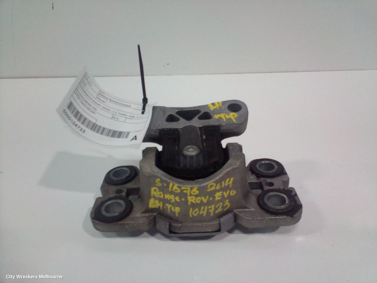 LAND ROVER RANGEROVER EVOQUE MOUNT, TRANSMISSION MOUNT, DIESEL, 2.2, TURBO, L538, 11/2011 - 08/2015