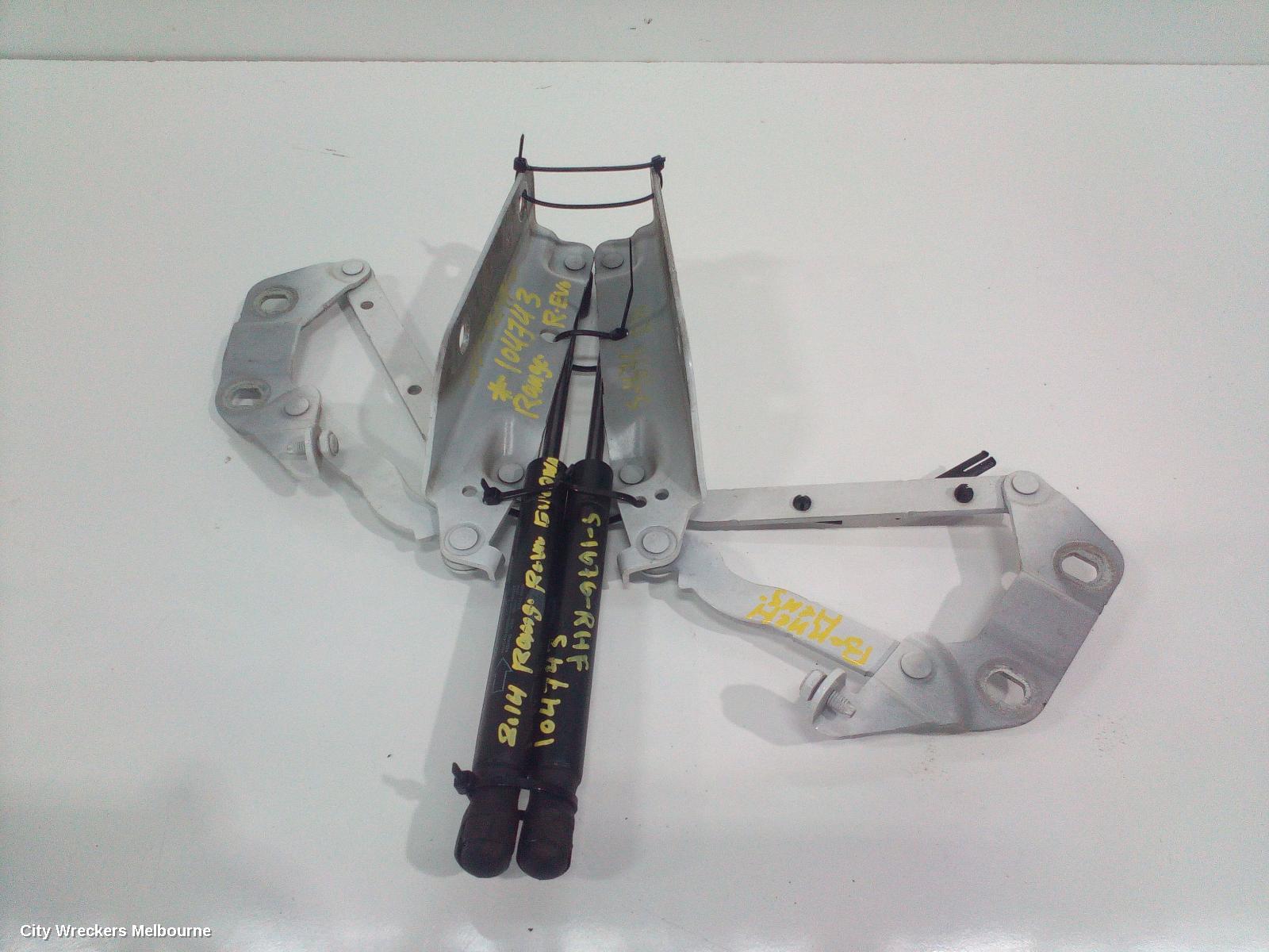 LAND ROVER RANGEROVER EVOQUE BONNET HINGE/STRUT, L538, HINGE (PAIR), 11/2011 - 01/2019