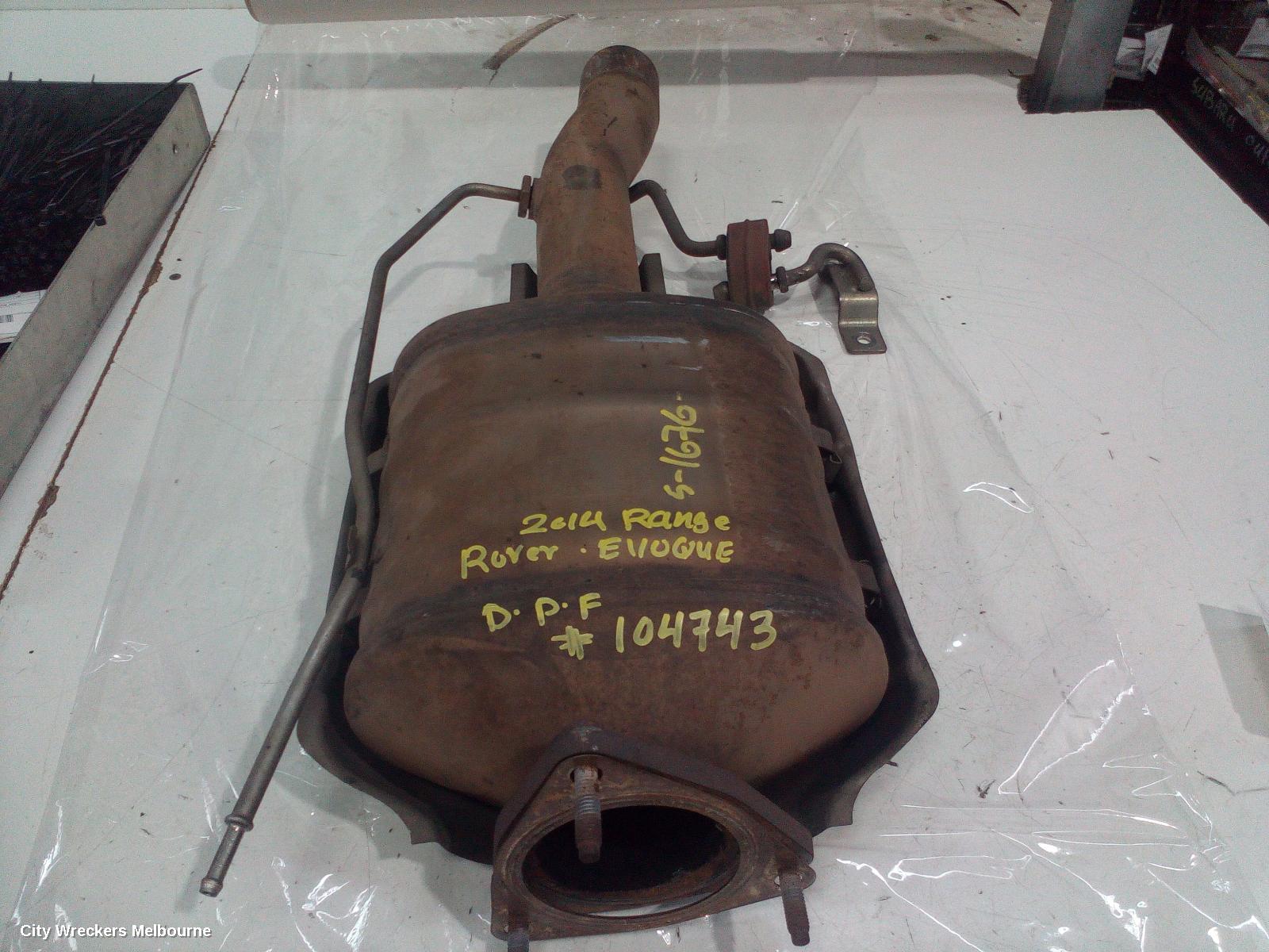 LAND ROVER RANGEROVER EVOQUE PARTICULATE FILTER/DPF, DIESEL, 2.2, TURBO, L538, 11/2011 - 08/2015