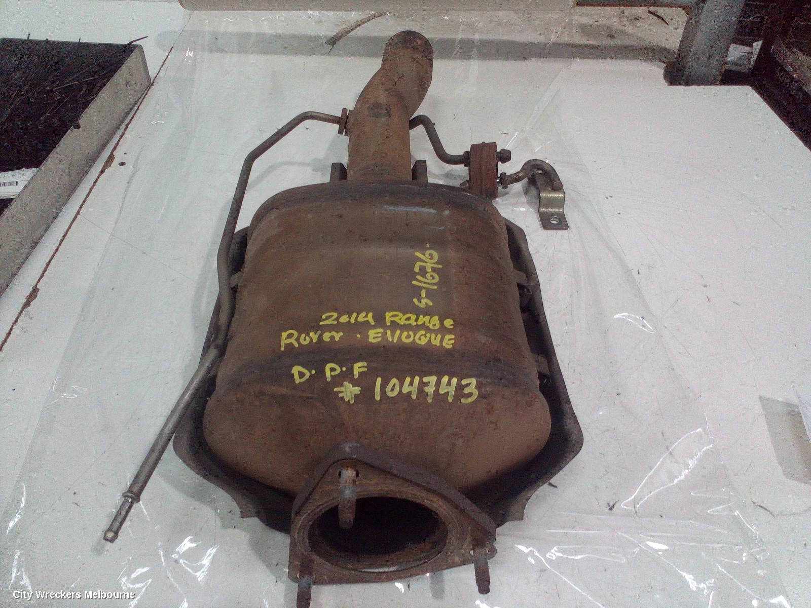 LAND ROVER RANGEROVER EVOQUE PARTICULATE FILTER/DPF, DIESEL, 2.2, TURBO, L538, 11/2011 - 08/2015