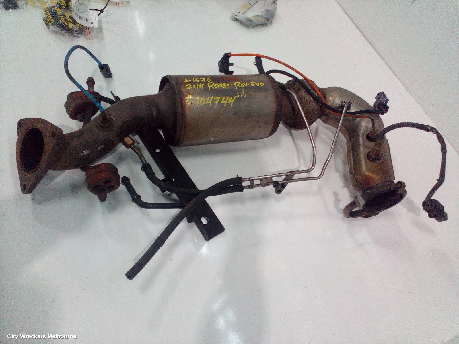 LAND ROVER RANGEROVER EVOQUE CATALYTIC CONVERTER, L538, 11/2011 - 01/2019