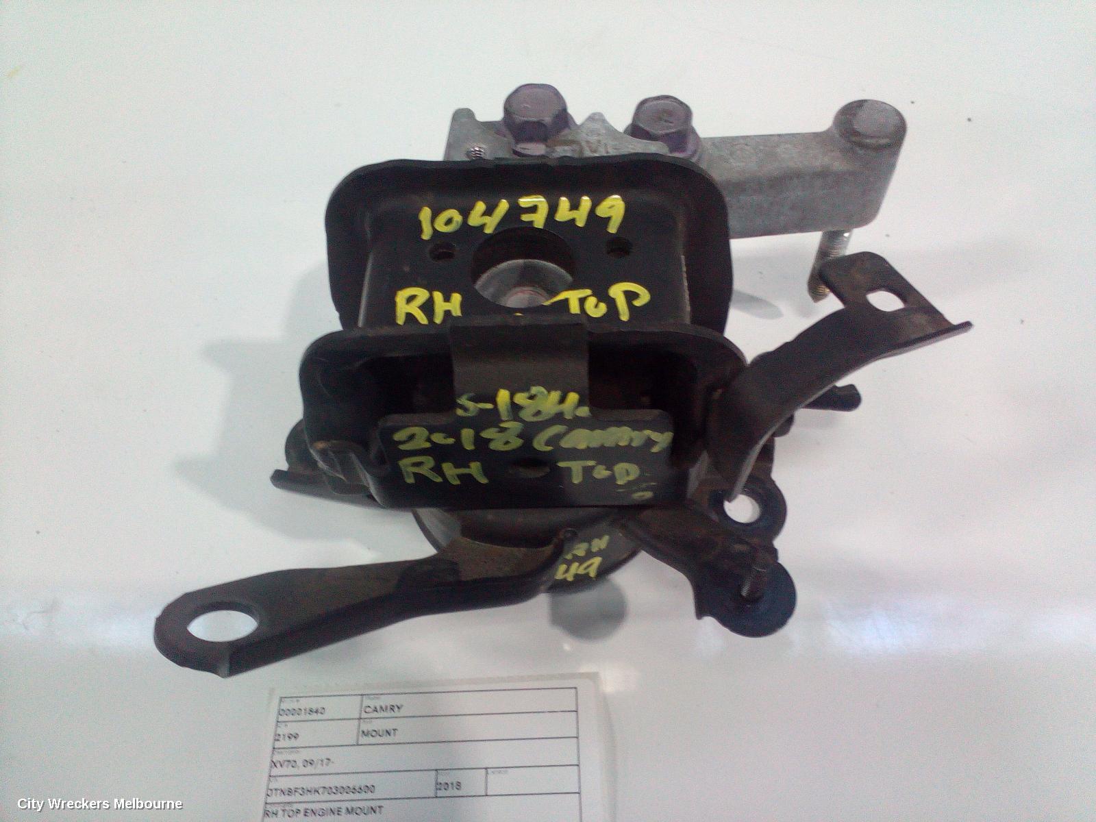 TOYOTA CAMRY MOUNT, XV70, 09/2017 - 05/2024