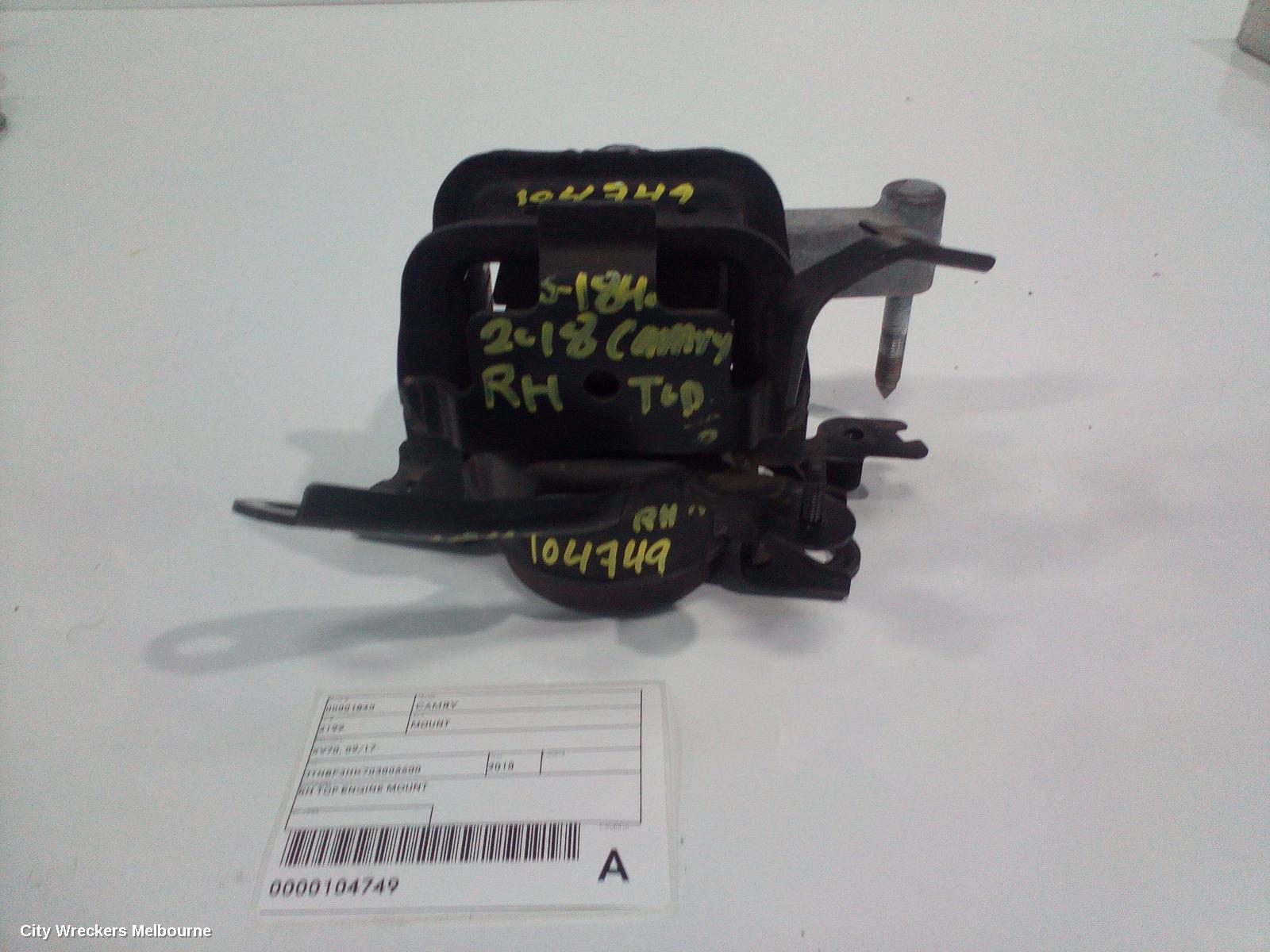 TOYOTA CAMRY MOUNT, XV70, 09/2017 - 05/2024