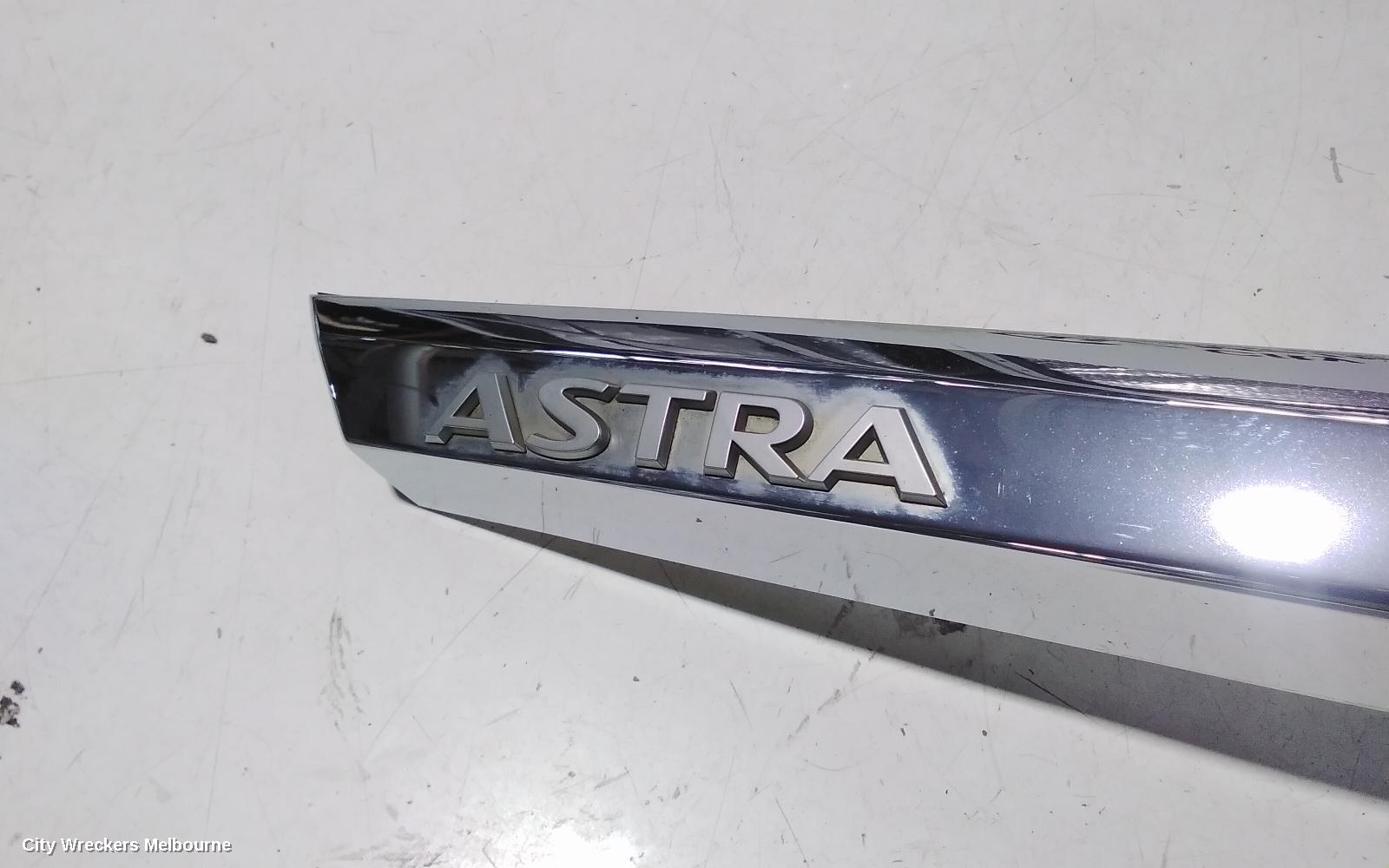 HOLDEN ASTRA REAR GARNISH, AH, 5DR HATCH, 10/2004 - 08/2009