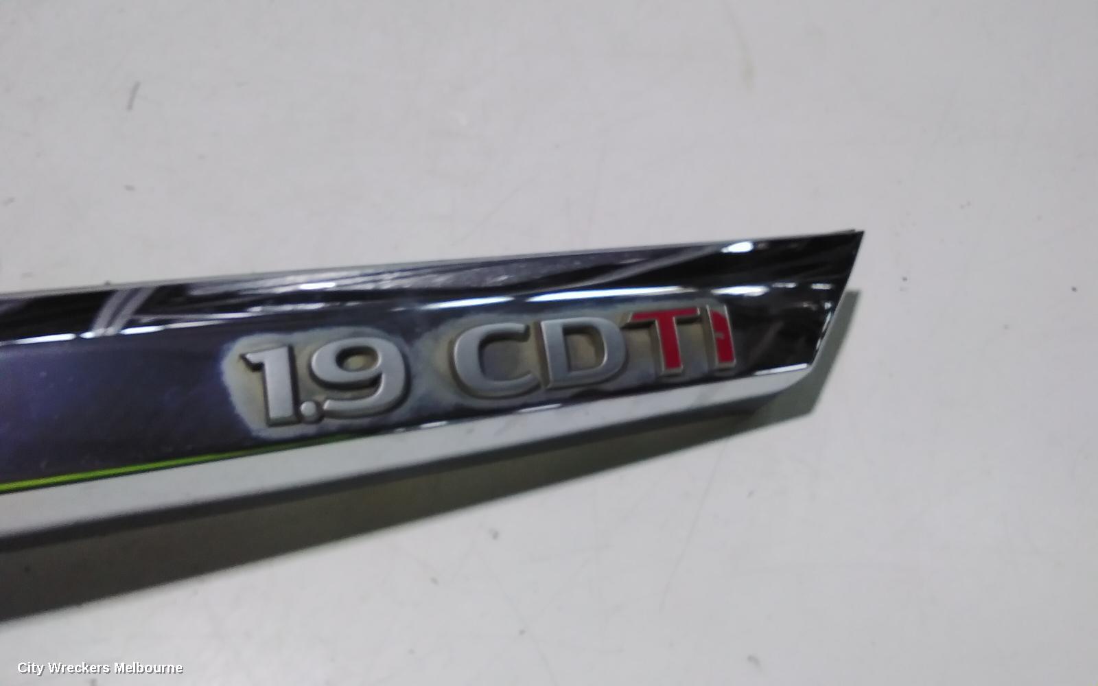 HOLDEN ASTRA REAR GARNISH, AH, 5DR HATCH, 10/2004 - 08/2009