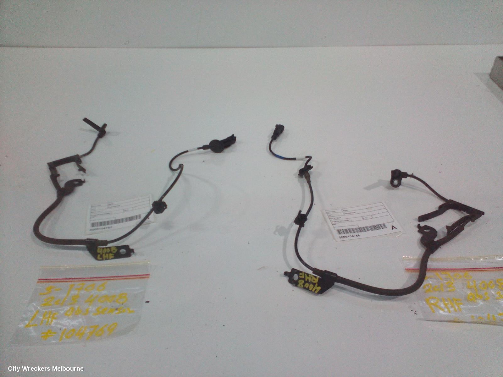 PEUGEOT 4008 ABS SENSOR, 05/2012 - 12/2017