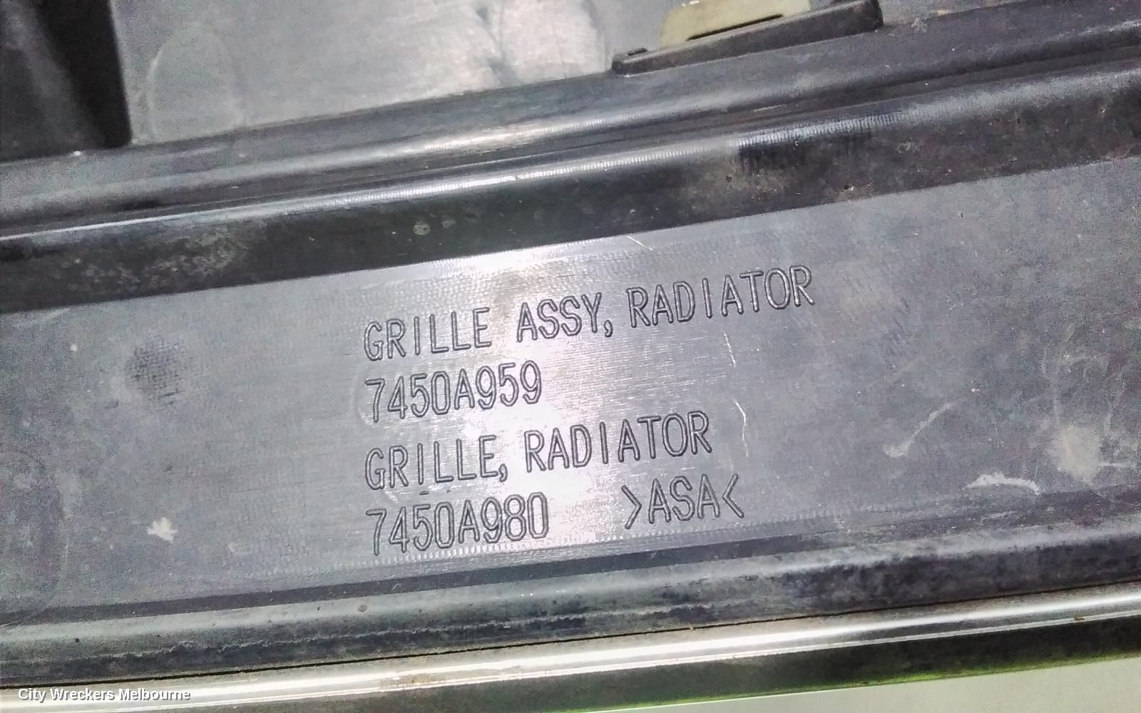 MITSUBISHI OUTLANDER GRILLE, RADIATOR GRILLE, ZJ, 03/2014 - 03/2015