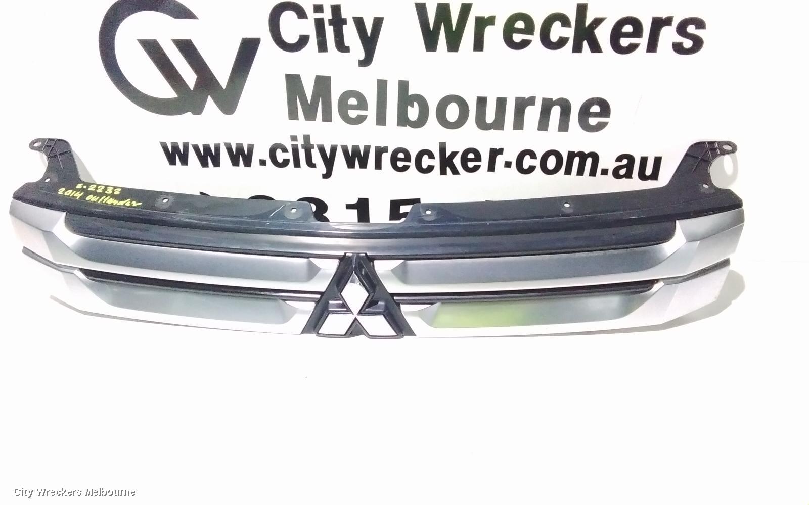 MITSUBISHI OUTLANDER GRILLE, RADIATOR GRILLE, ZJ, 03/2014 - 03/2015