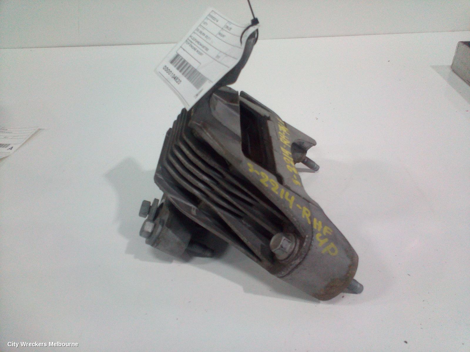 HOLDEN CRUZE MOUNT, ENGINE MOUNT, FRONT, AUTO T/M, PETROL, 1.8, F18D4, 8TH VIN = 5, JG-JH, 03/2009 - 02/2013