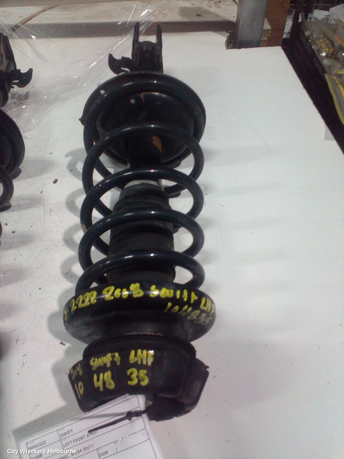 SUZUKI SWIFT LEFT FRONT STRUT, RS415, 1.5, PETROL, 09/2004 - 02/2011