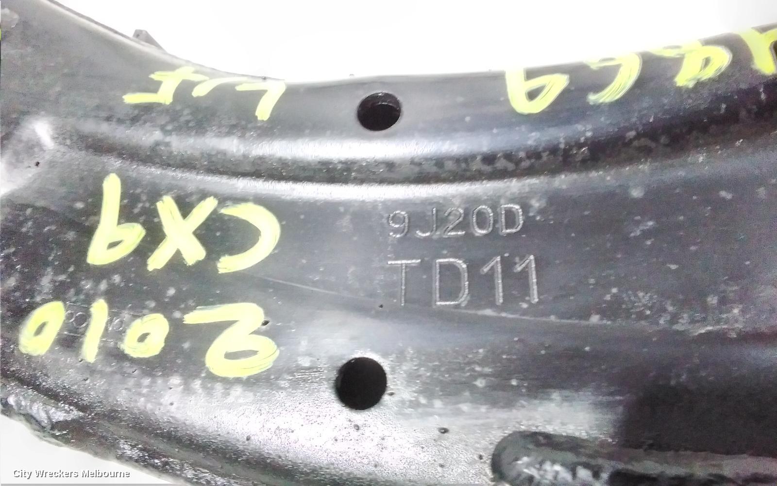 MAZDA CX9 LEFT FRONT LOWER CONTROL ARM, TB, 12/2007 - 12/2015