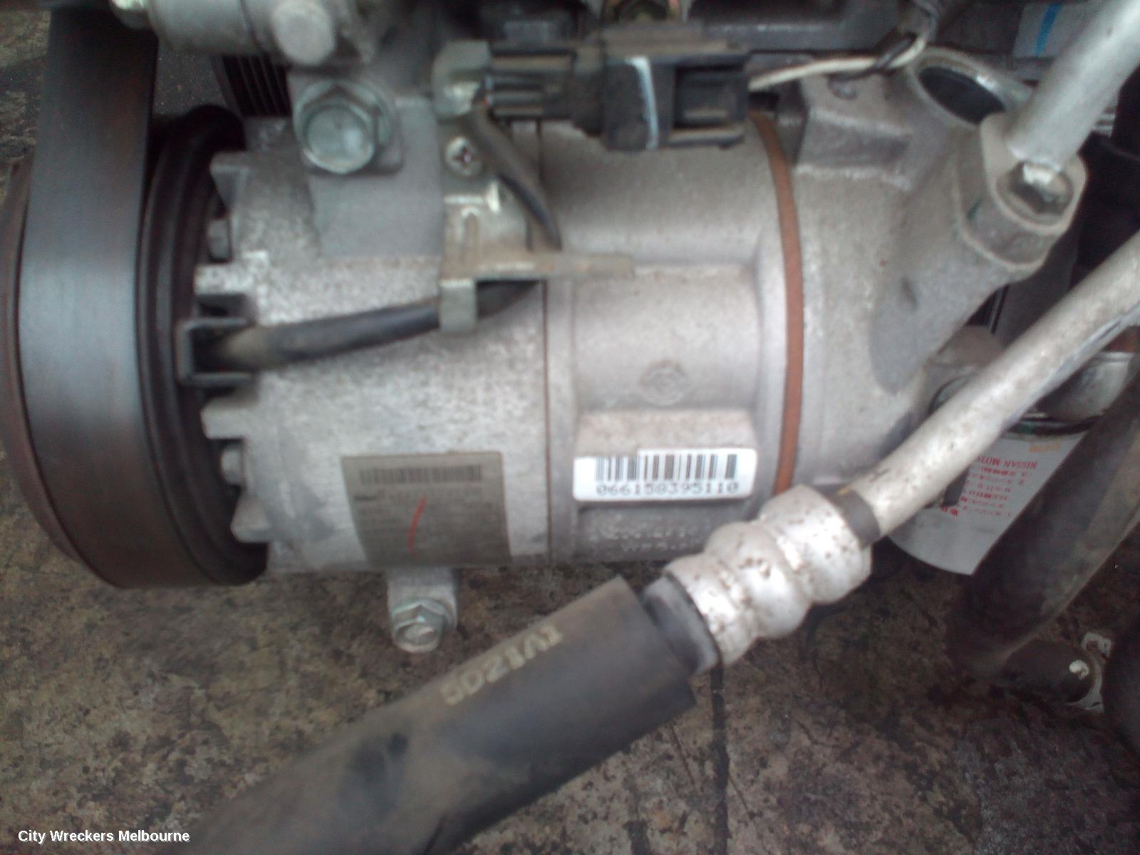 NISSAN PULSAR A/C COMPRESSOR, B17/C12, 1.8, PETROL, MRA8DE, 12/2012 - 12/2017
