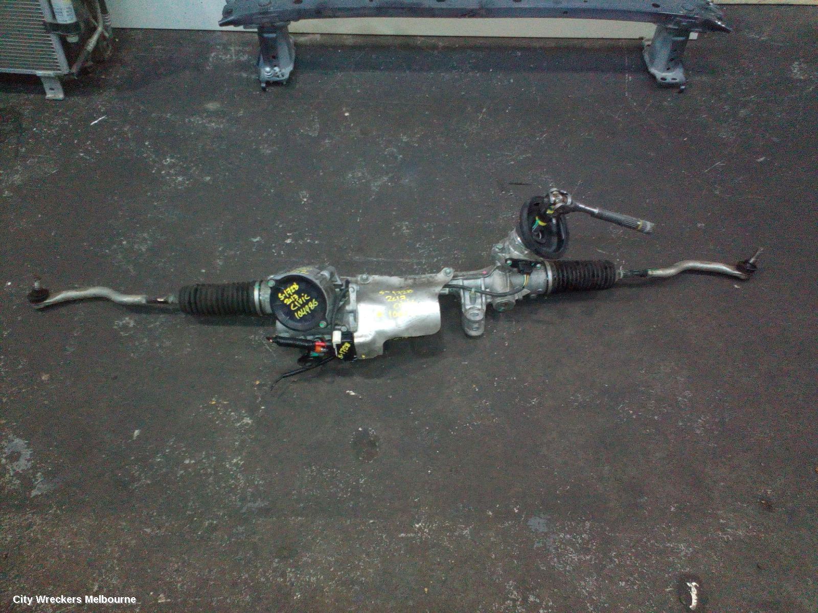 HONDA CIVIC STEERING BOX/RACK, 10TH GEN, VTI/VTI-S, 1.8, 05/2016 - 08/2021