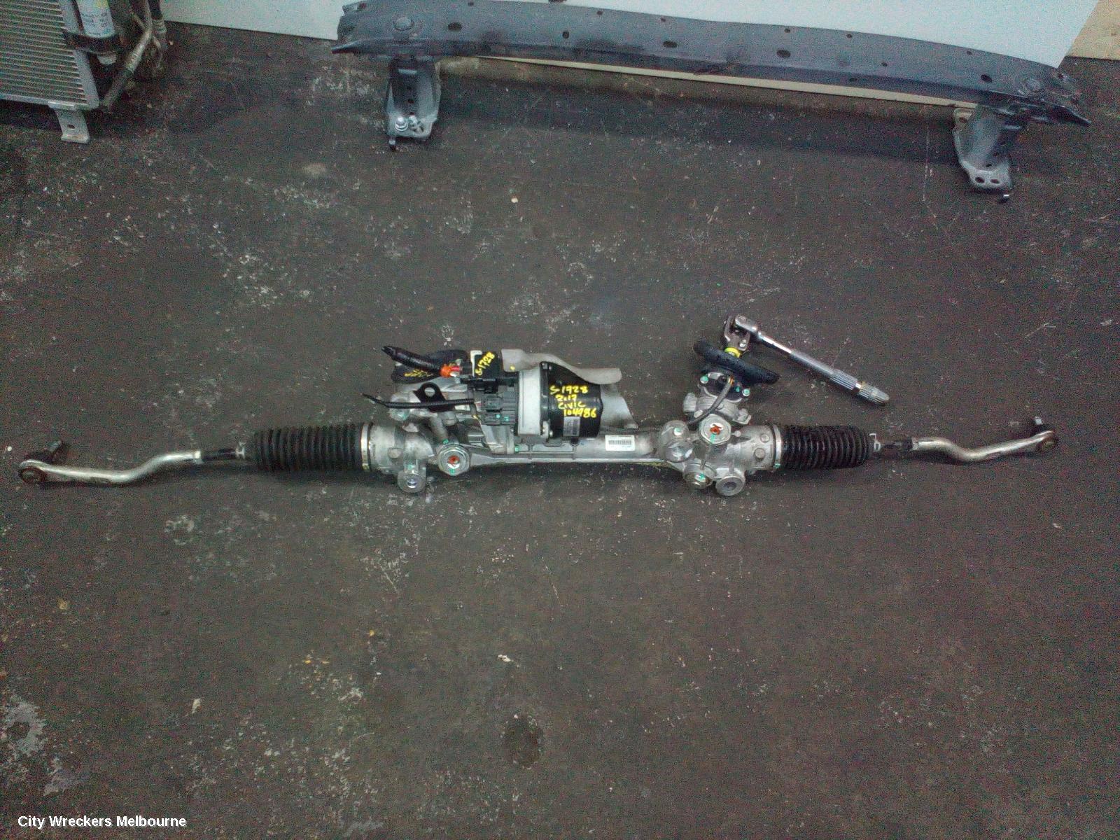 HONDA CIVIC STEERING BOX/RACK, 10TH GEN, VTI/VTI-S, 1.8, 05/2016 - 08/2021