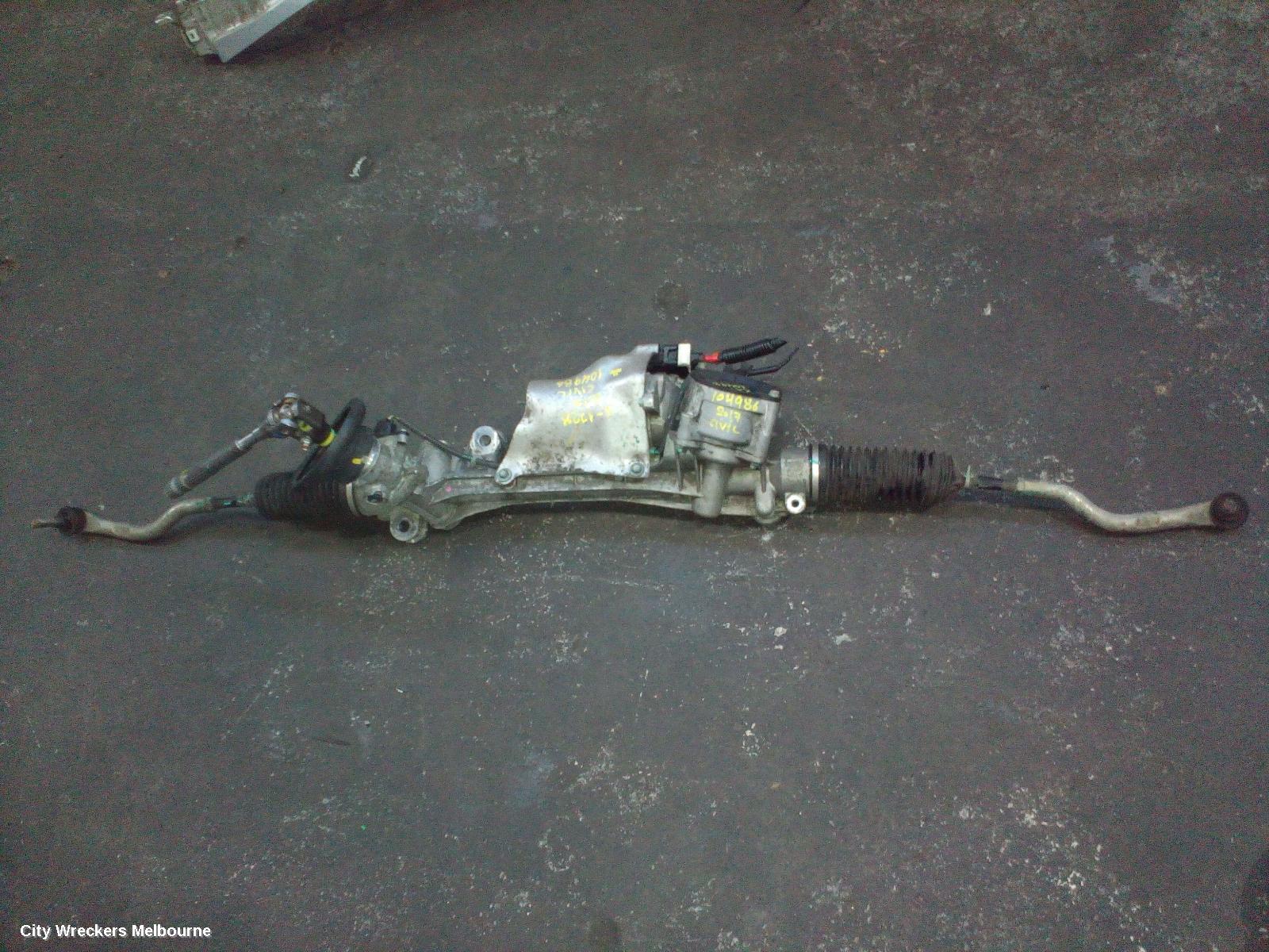 HONDA CIVIC STEERING BOX/RACK, 10TH GEN, VTI/VTI-S, 1.8, 05/2016 - 08/2021