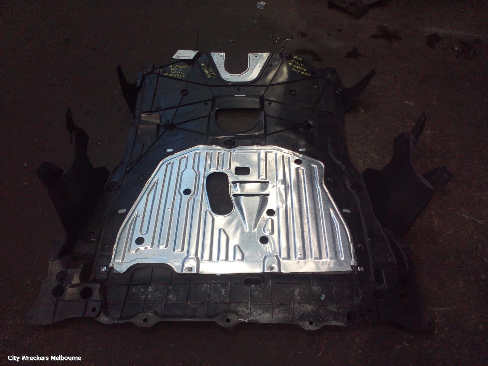 HONDA CIVIC ENGINE COVER, 10TH GEN, 05/2016 - 08/2021