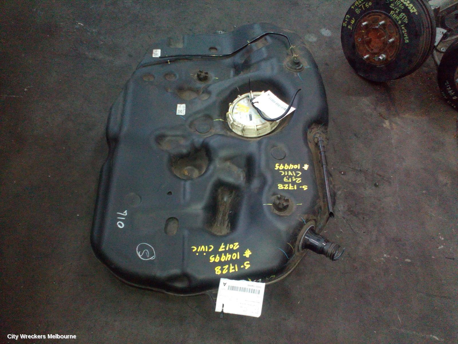 HONDA CIVIC FUEL TANK, 10TH GEN, PETROL, 05/2016 - 08/2021