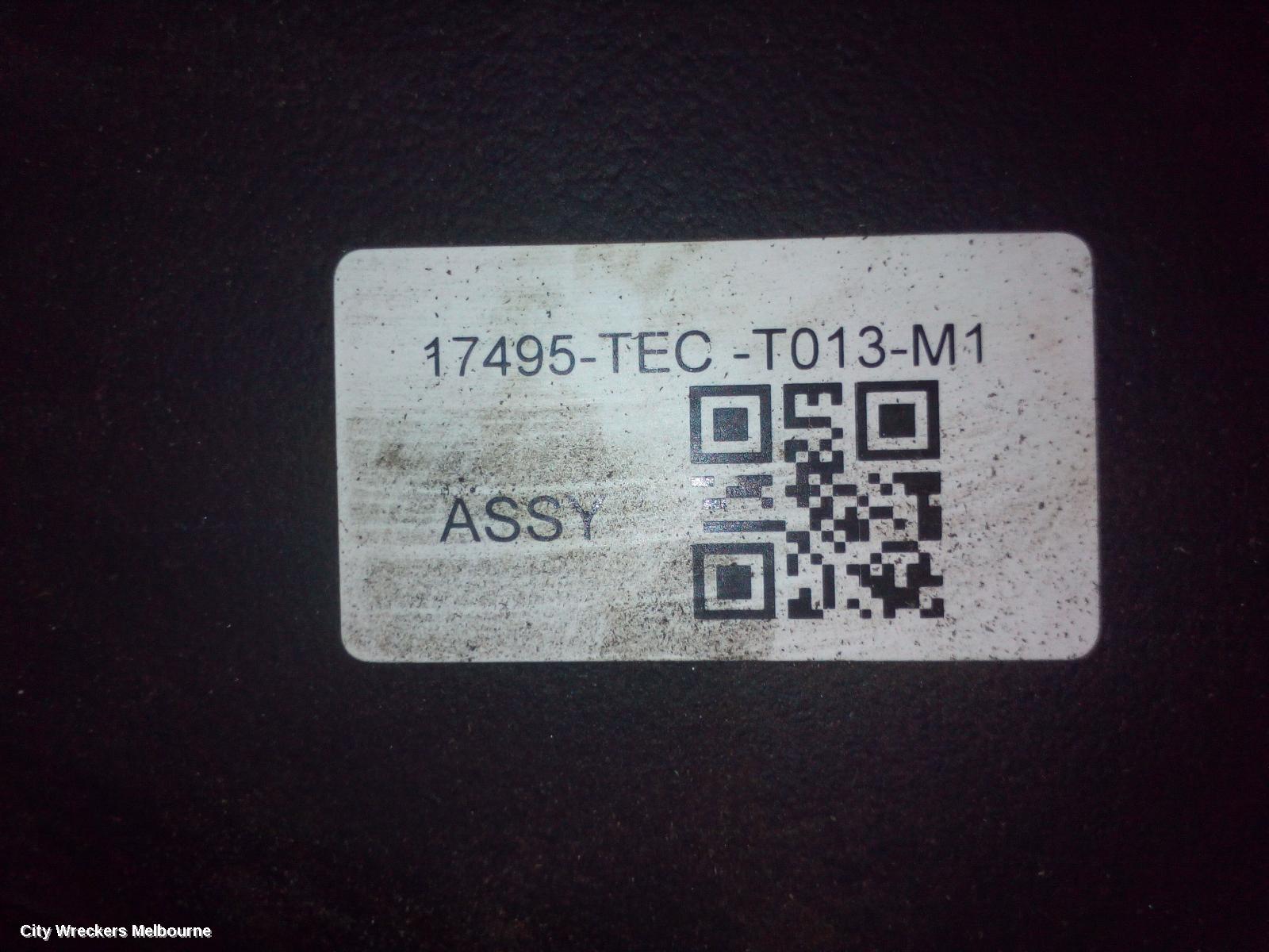 HONDA CIVIC FUEL TANK, 10TH GEN, PETROL, 05/2016 - 08/2021