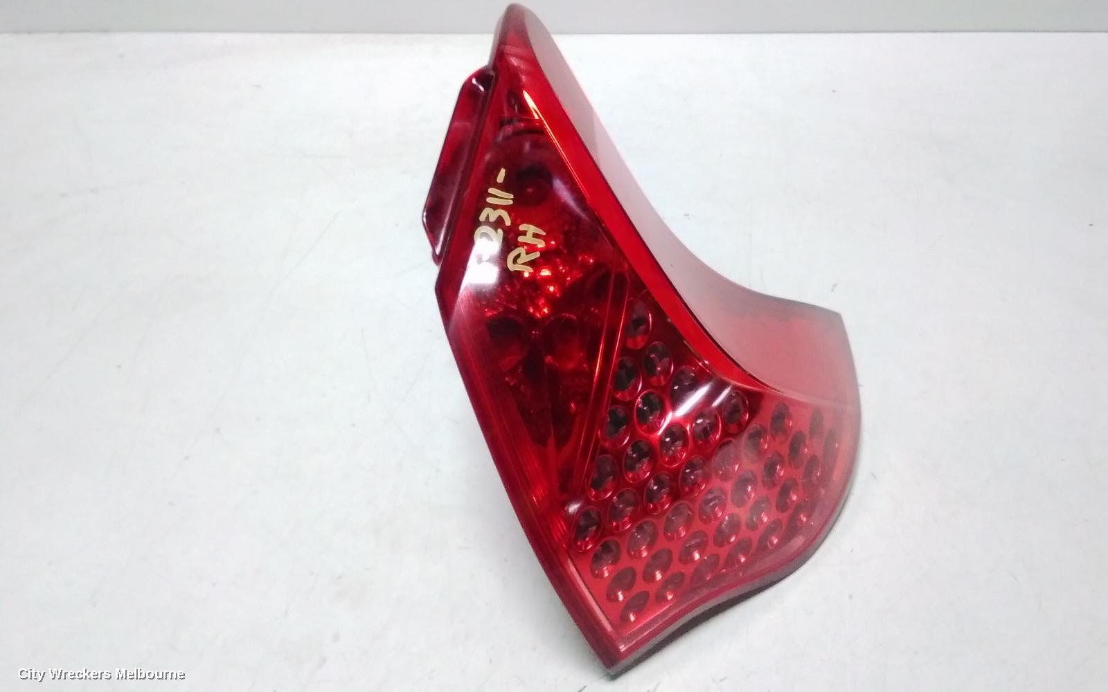 PEUGEOT 3008 RIGHT TAILLIGHT, T8, IN BODY, 05/2010 - 12/2014