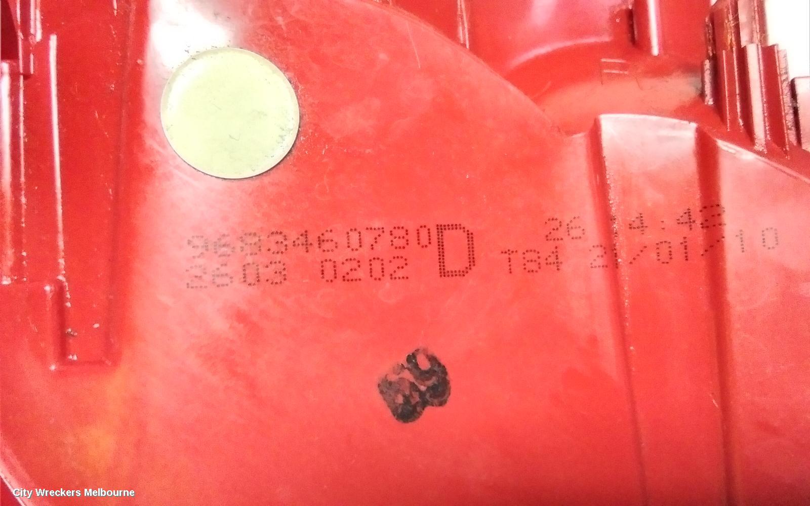 PEUGEOT 3008 RIGHT TAILLIGHT, T8, IN BODY, 05/2010 - 12/2014