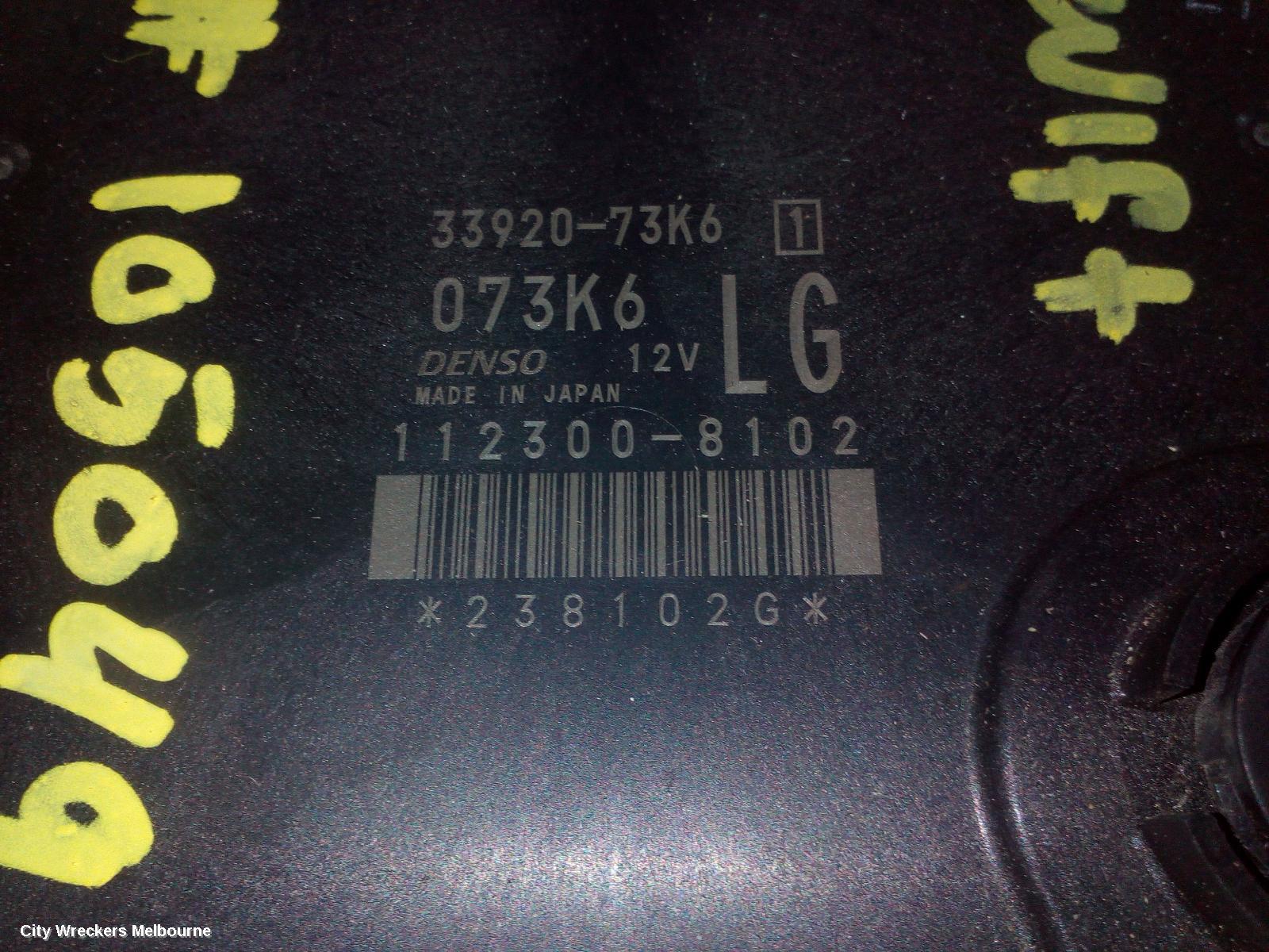 SUZUKI SWIFT ECU, ENGINE ECU, 1.5, M15A, PETROL, MANUAL T/M, ECU ONLY, RS415, 09/2004 - 02/2011