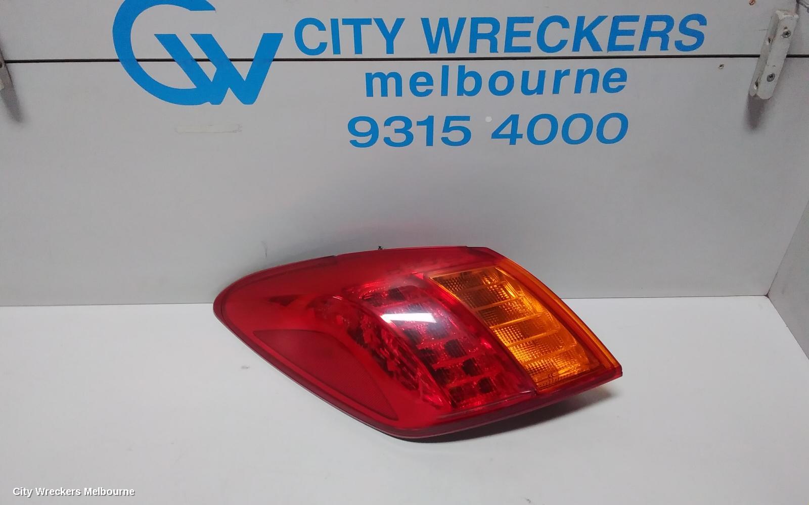 NISSAN MURANO LEFT TAILLIGHT, Z51, 12/2008 - 08/2011