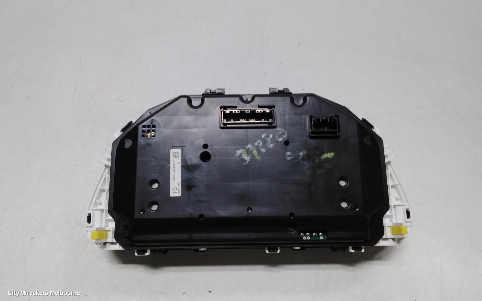 TOYOTA RAV4 INSTRUMENT CLUSTER, INSTRUMENT CLUSTER, PETROL, GXL/CRUISER, AUTO T/M, XA40, 10/2015 - 11/2018