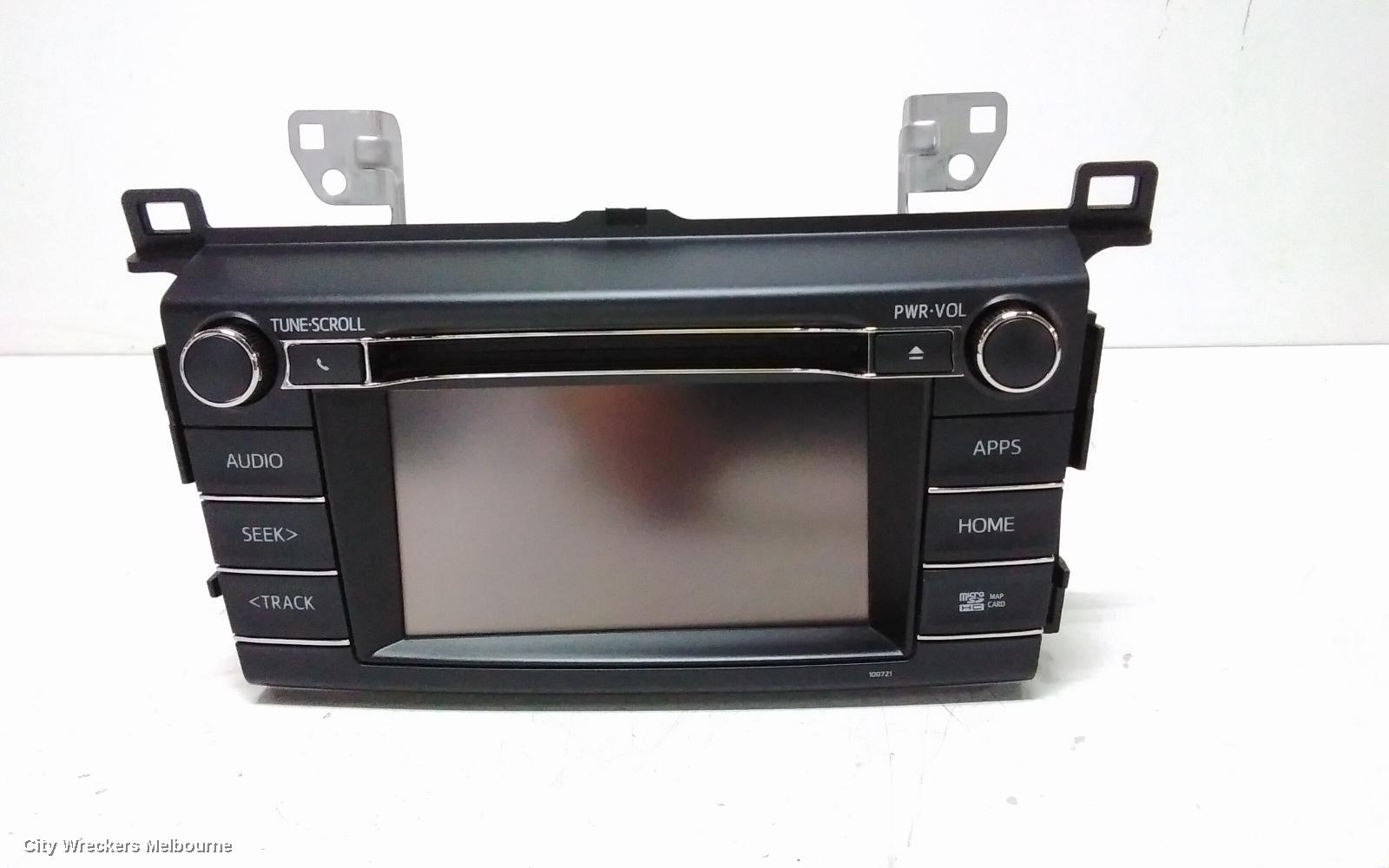 TOYOTA RAV4 RADIO/CD/DVD/SAT/TV, HEAD UNIT, W/ DISPLAY UNIT, 8IN TOUCHSCREEN, NON PREMIUM TYPE, XA50, GX/GXL/XSE, 11/2018 - 06/2022