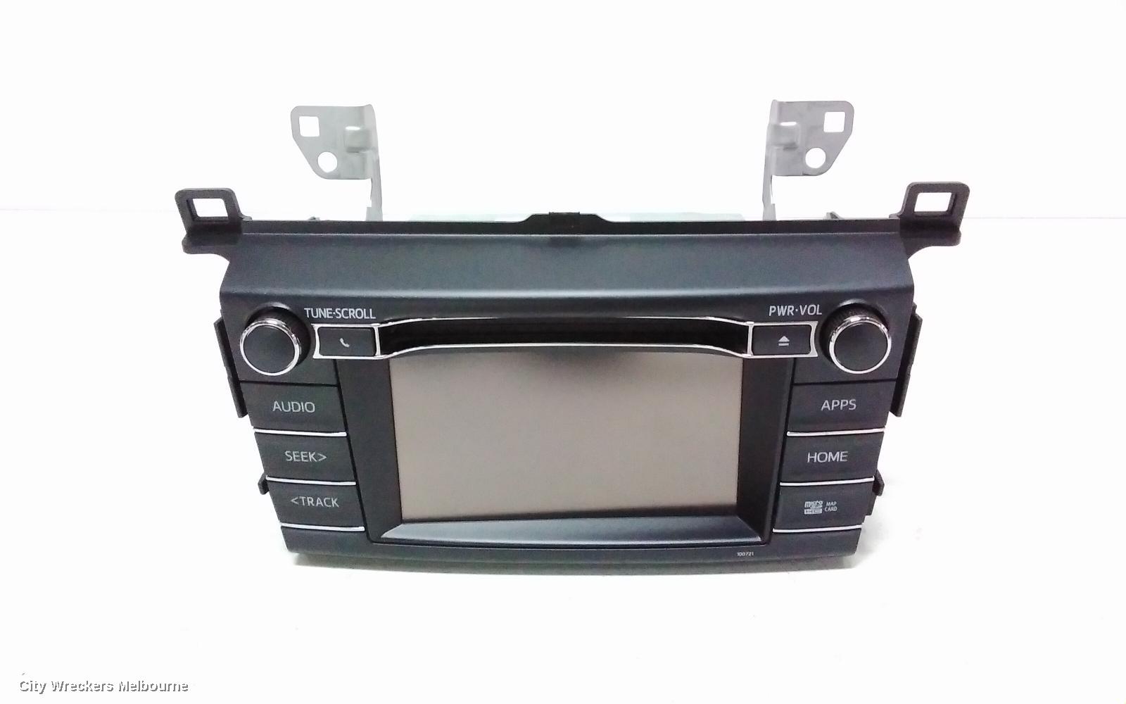 TOYOTA RAV4 RADIO/CD/DVD/SAT/TV, HEAD UNIT, W/ DISPLAY UNIT, 8IN TOUCHSCREEN, NON PREMIUM TYPE, XA50, GX/GXL/XSE, 11/2018 - 06/2022