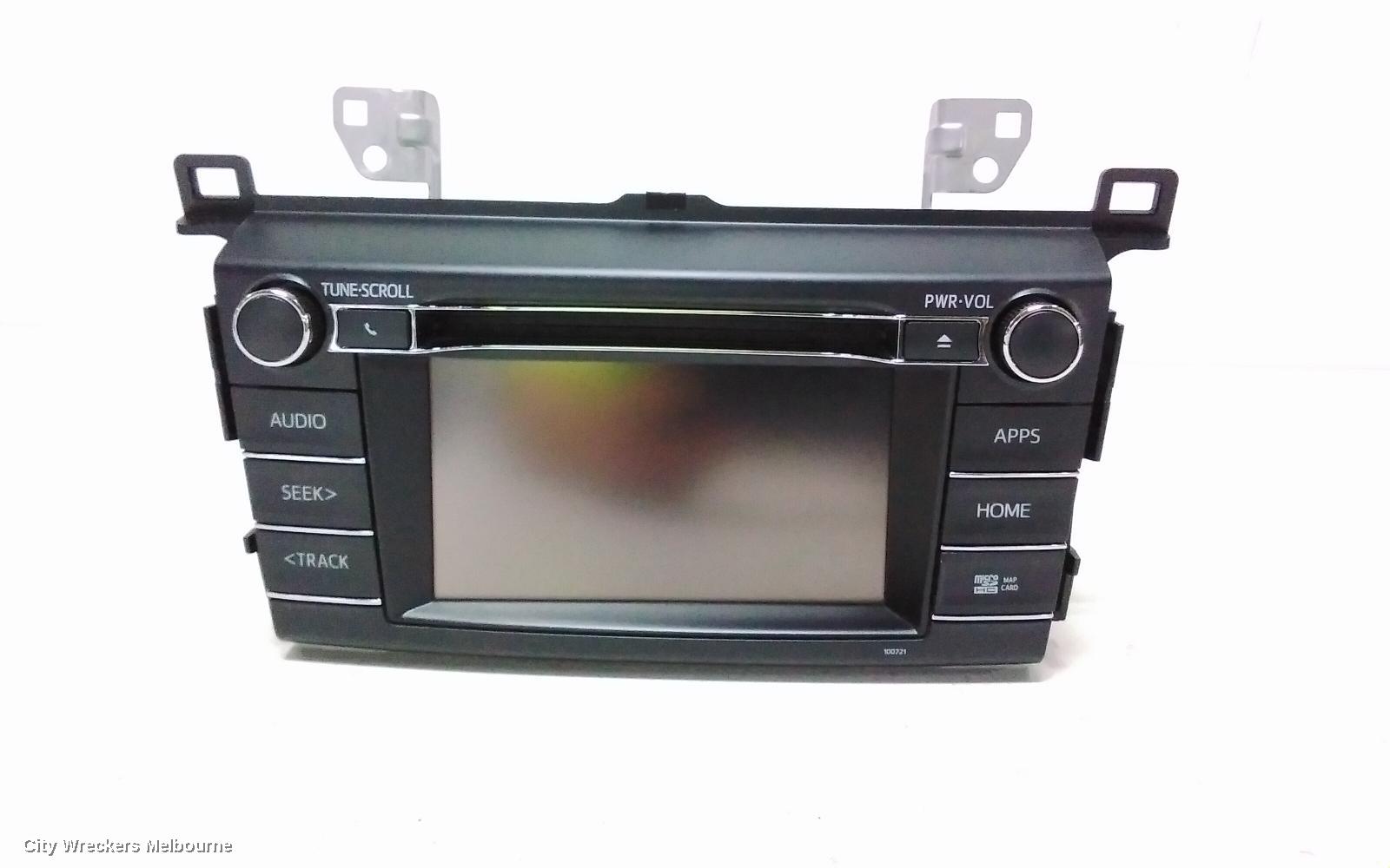 TOYOTA RAV4 RADIO/CD/DVD/SAT/TV, HEAD UNIT, W/ DISPLAY UNIT, 8IN TOUCHSCREEN, NON PREMIUM TYPE, XA50, GX/GXL/XSE, 11/2018 - 06/2022