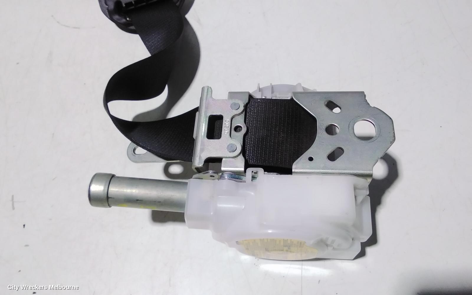 TOYOTA COROLLA SEATBELT/STALK, RH FRONT, SEAT BELT ONLY, ZRE182R, HATCH, 10/2012 - 06/2018