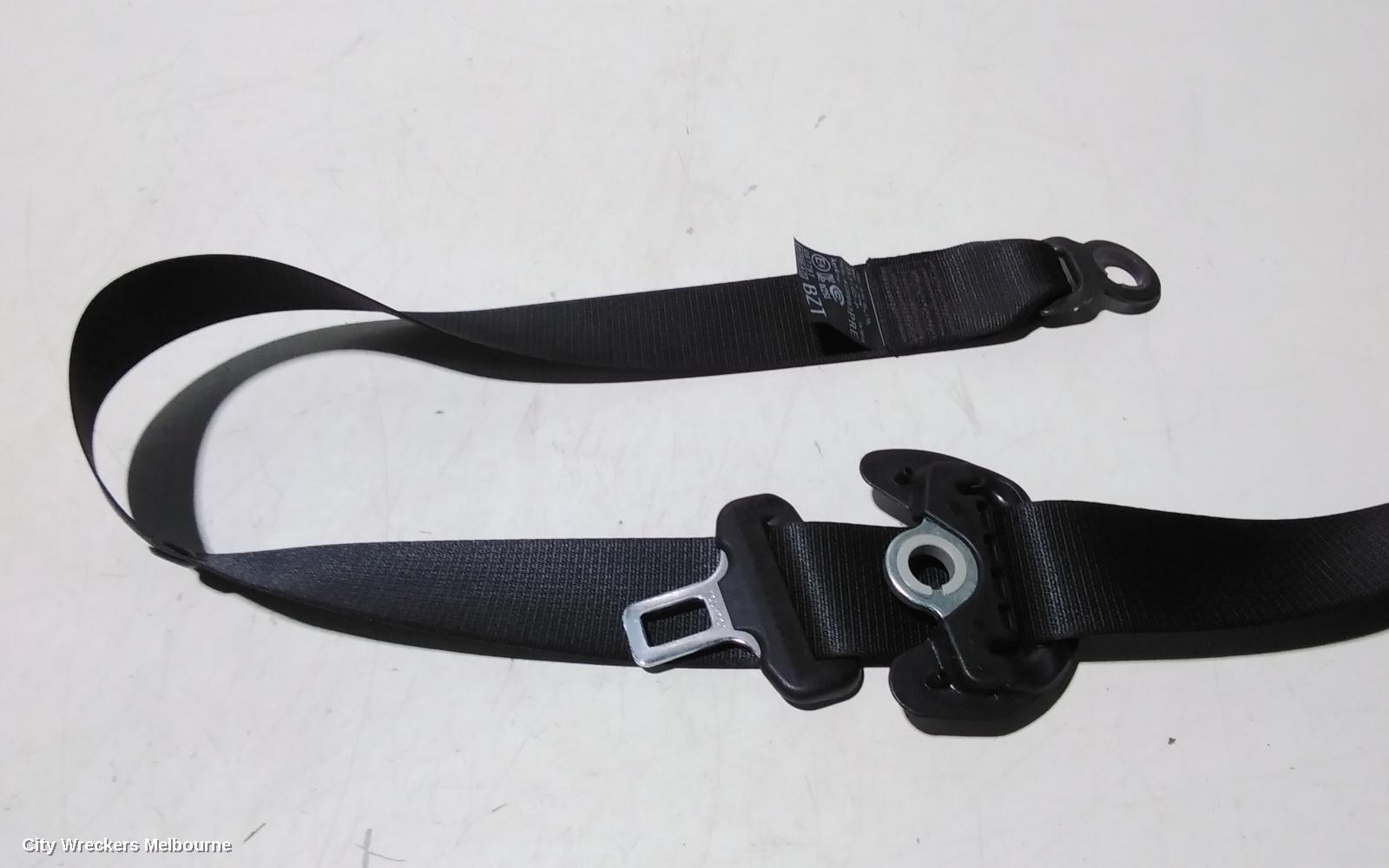 TOYOTA COROLLA SEATBELT/STALK, RH FRONT, SEAT BELT ONLY, ZRE182R, HATCH, 10/2012 - 06/2018