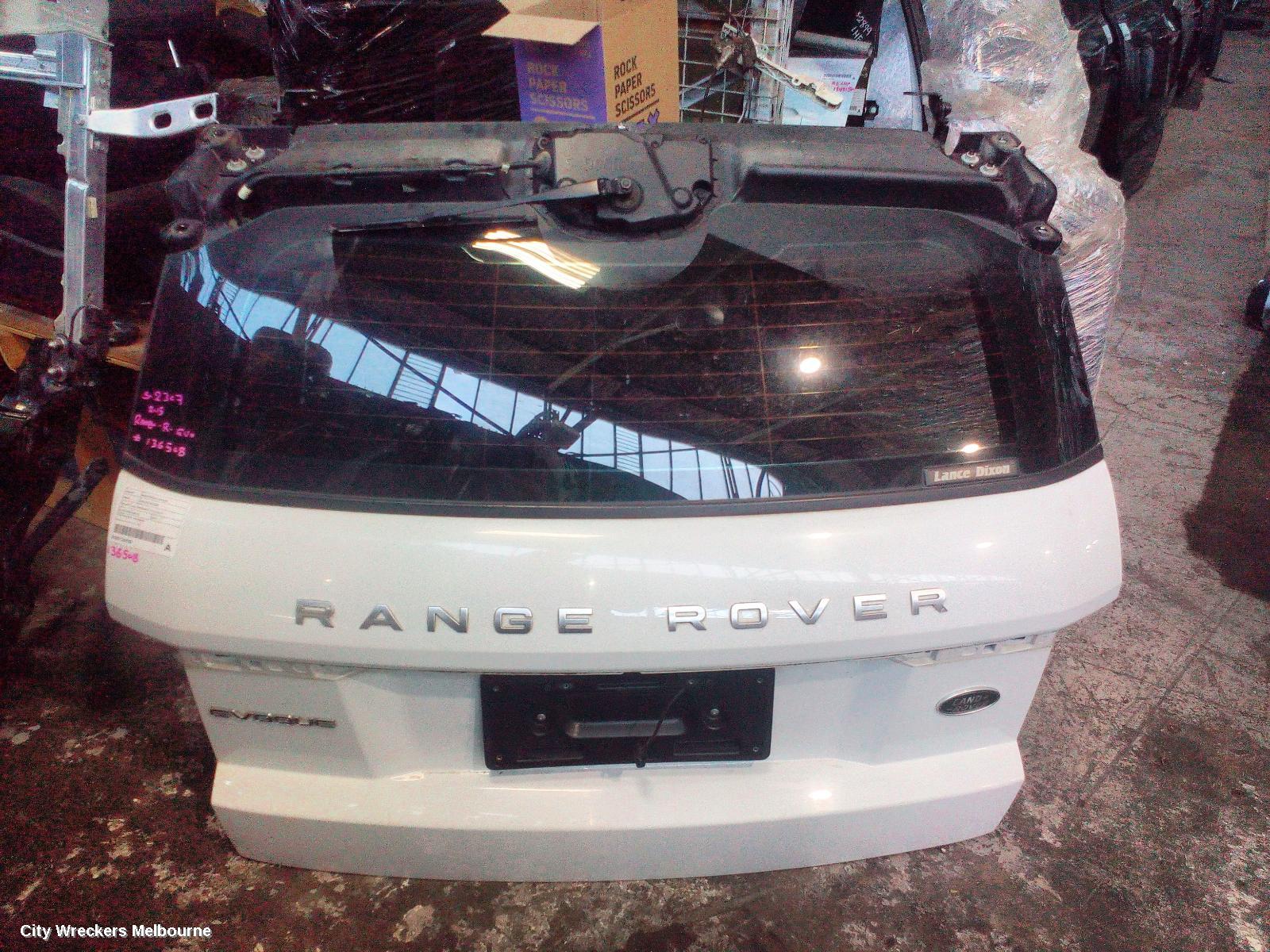 LAND ROVER RANGEROVER EVOQUE BOOTLID/TAILGATE, TAILGATE, L538, 5DR WAGON, 11/2011 - 01/2019