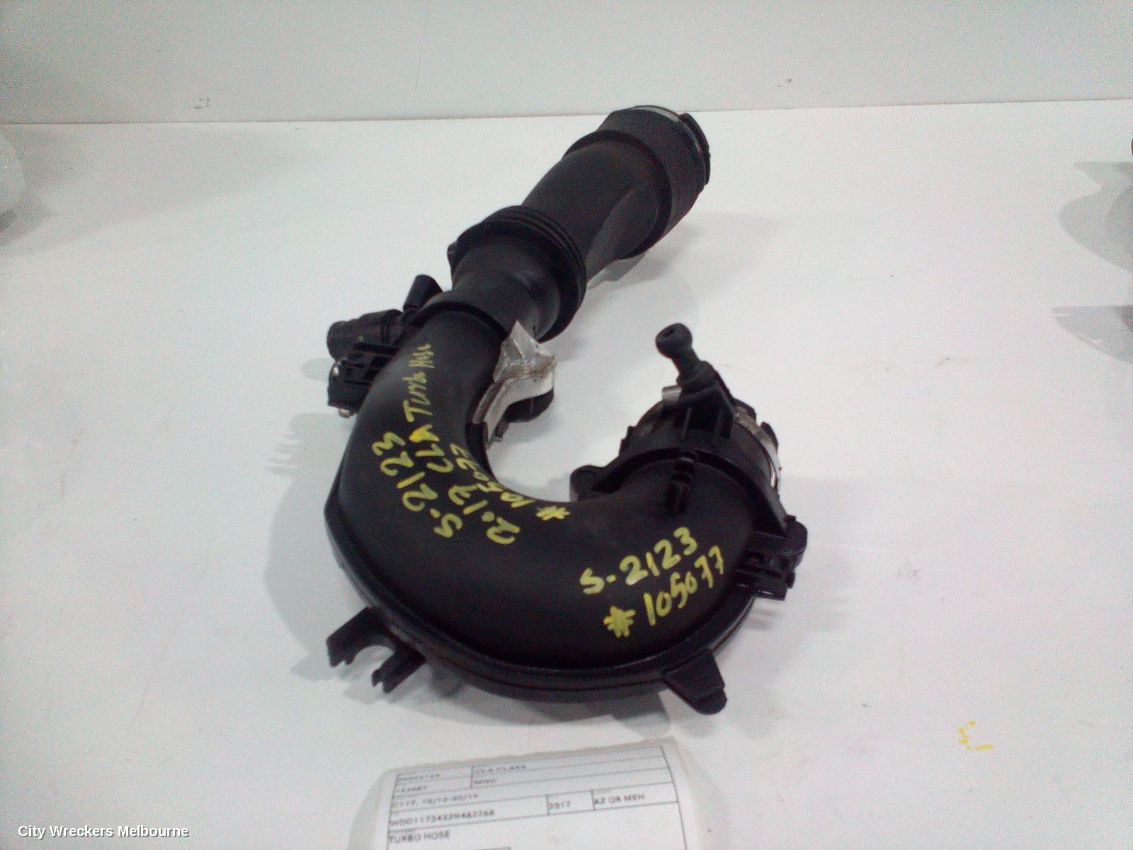 MERCEDES CLA CLASS, C117, 10/2013 - 02/2019, TURBO HOSE: 105077
