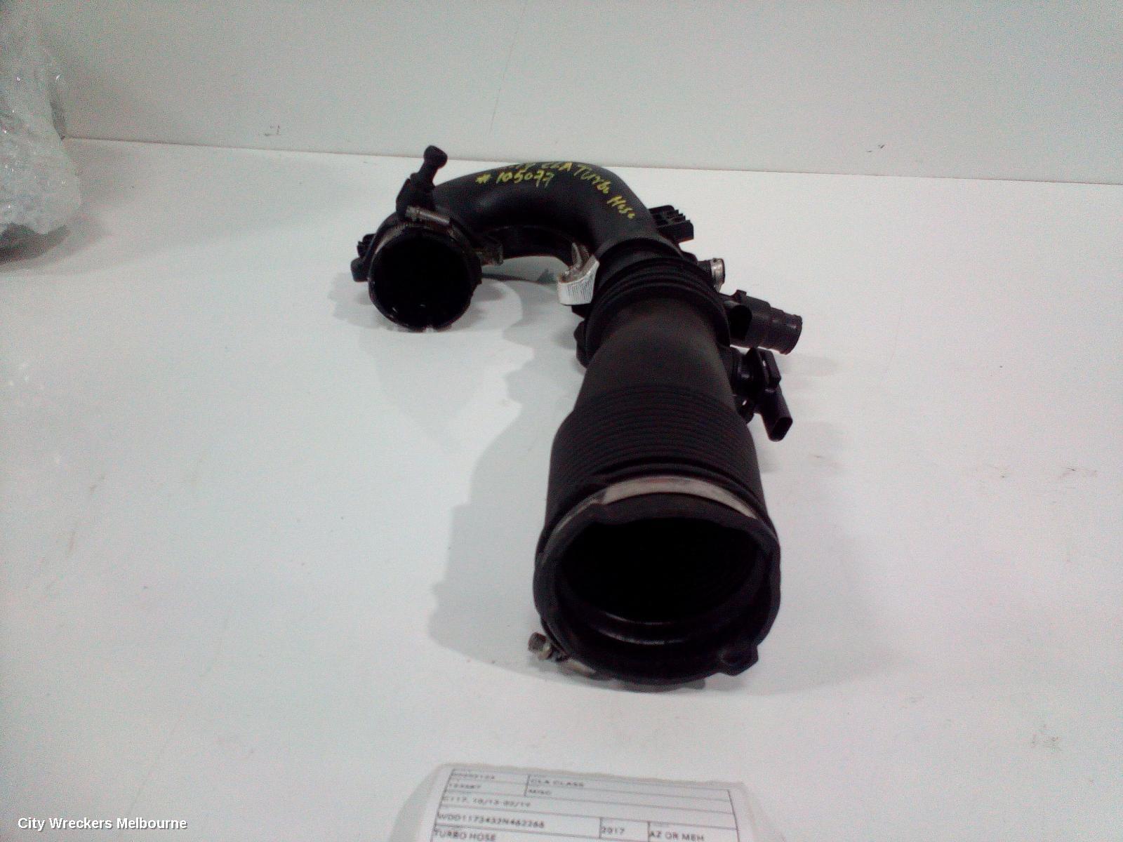 MERCEDES CLA CLASS, C117, 10/2013 - 02/2019, TURBO HOSE: 105077