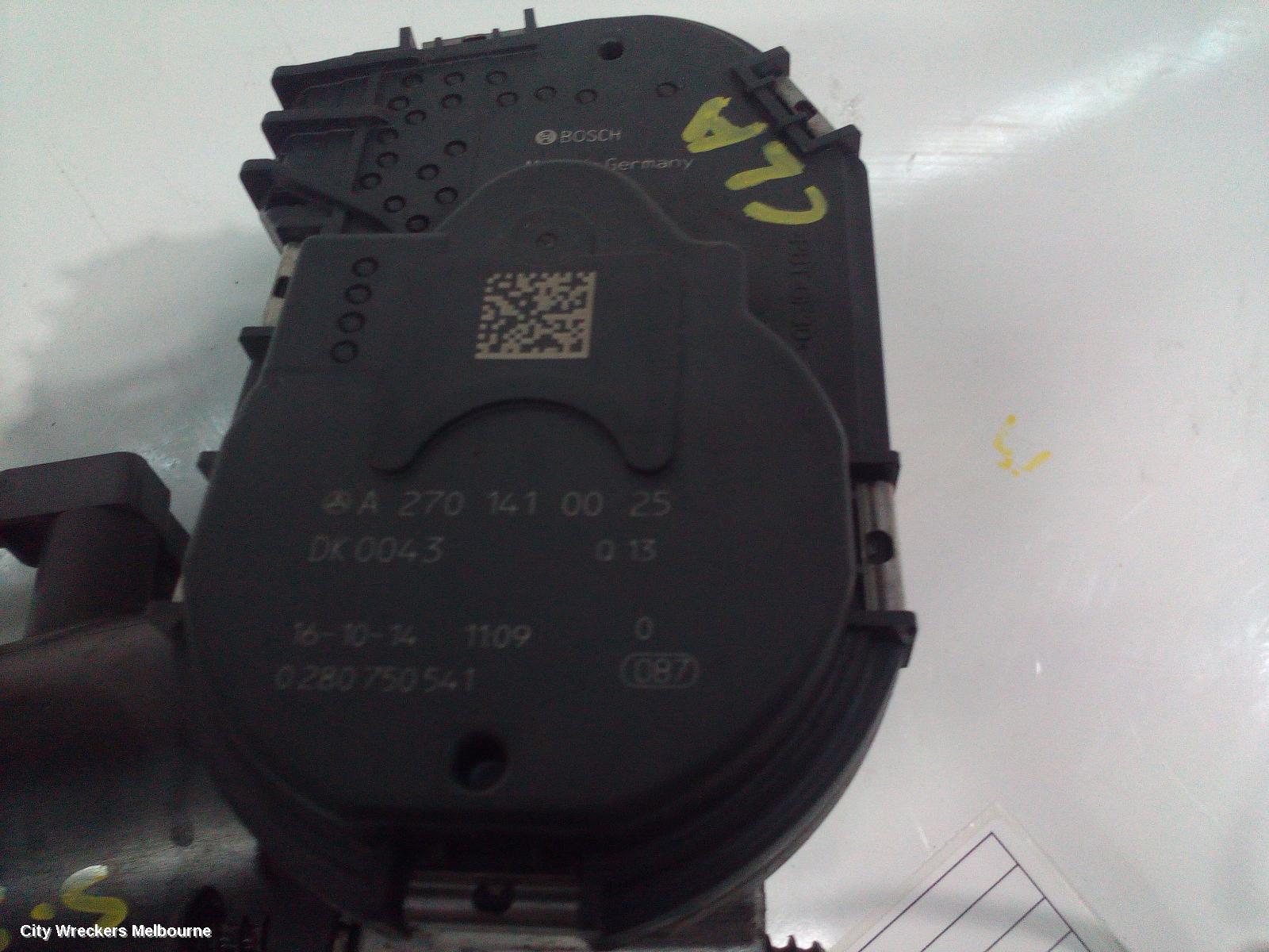 MERCEDES CLA CLASS THROTTLE BODY, 1.6, PETROL, C117/X117, 10/2013 - 01/2019