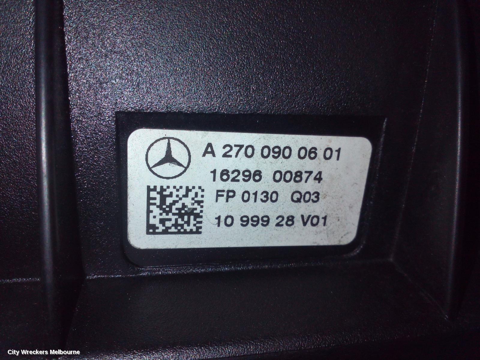 MERCEDES CLA CLASS AIR CLEANER/BOX, AIR CLEANER, C117, 1.6, TURBO PETROL, 10/2013 - 01/2019