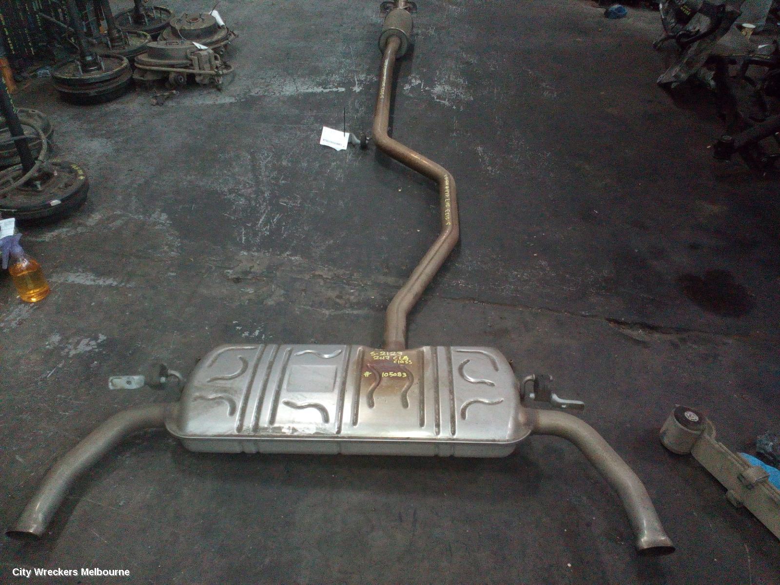 MERCEDES CLA CLASS EXHAUST SYSTEM, C117, 10/2013 - 02/2019