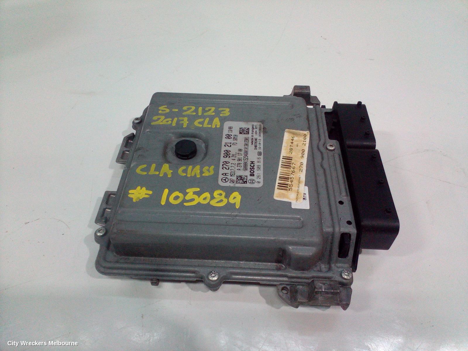 MERCEDES CLA CLASS ECU, ENGINE ECU, 1.6, PETROL, ECU ONLY, C117/X117, 10/2013 - 01/2019