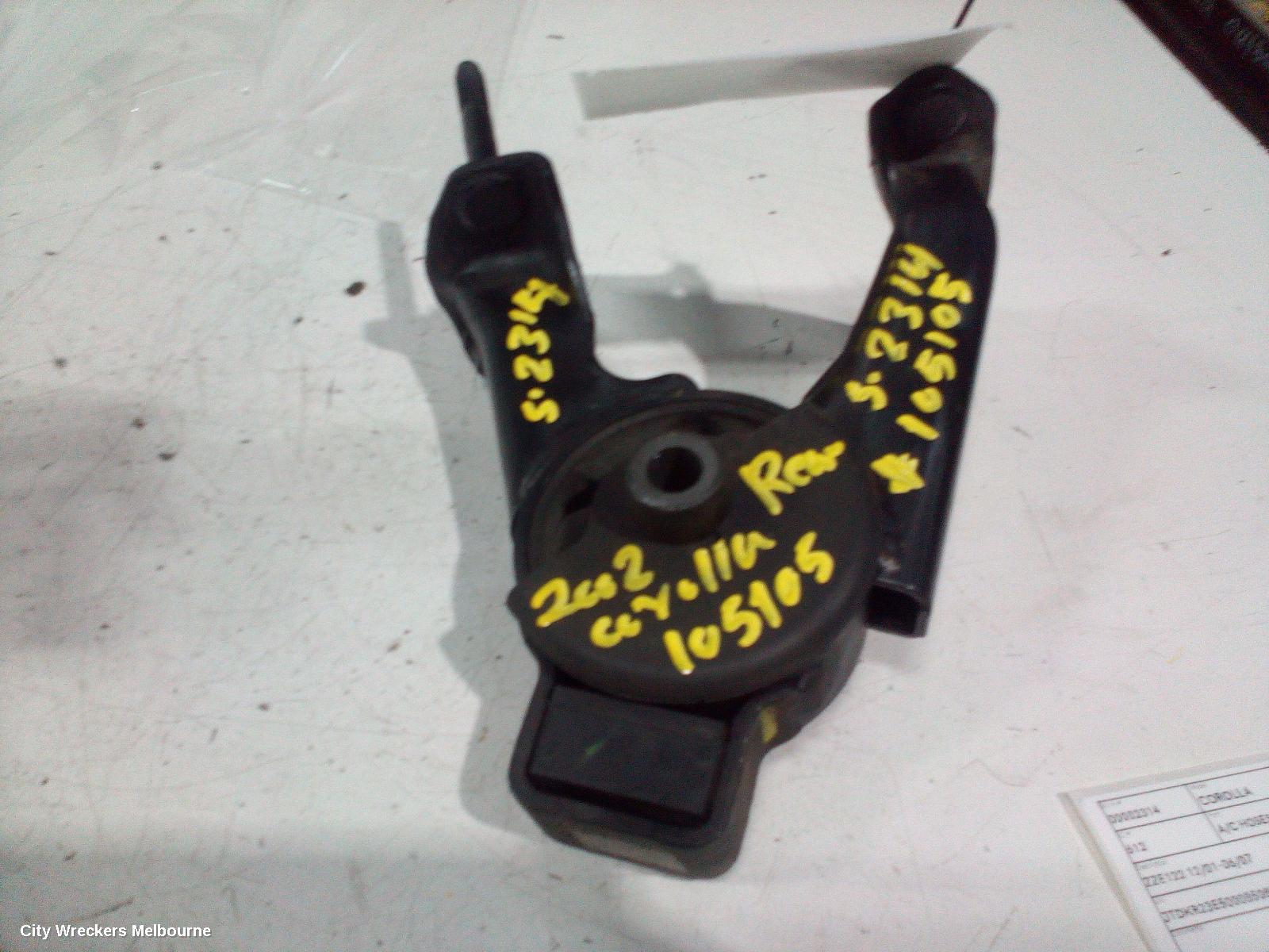 TOYOTA COROLLA MOUNT, ZZE122 12/2001 - 06/2007