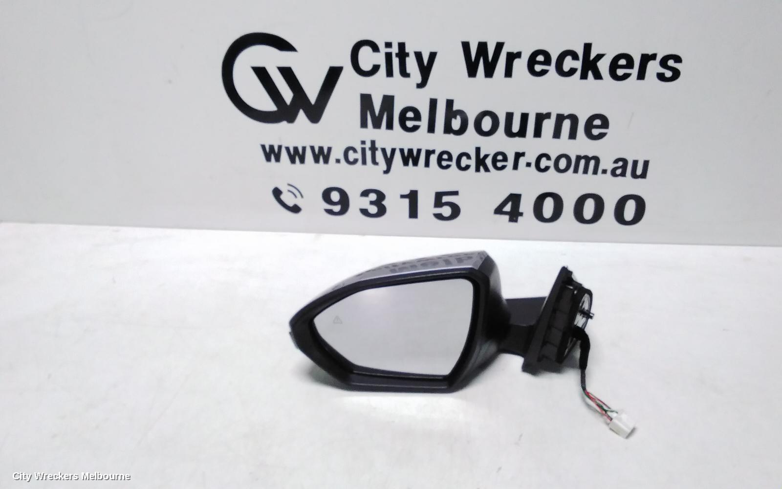 HYUNDAI TUCSON LEFT DOOR MIRROR, NX4, W/ POWER FOLDING & HEATED TYPE, COLOUR CODED TYPE, 02/2021 ONWARDS