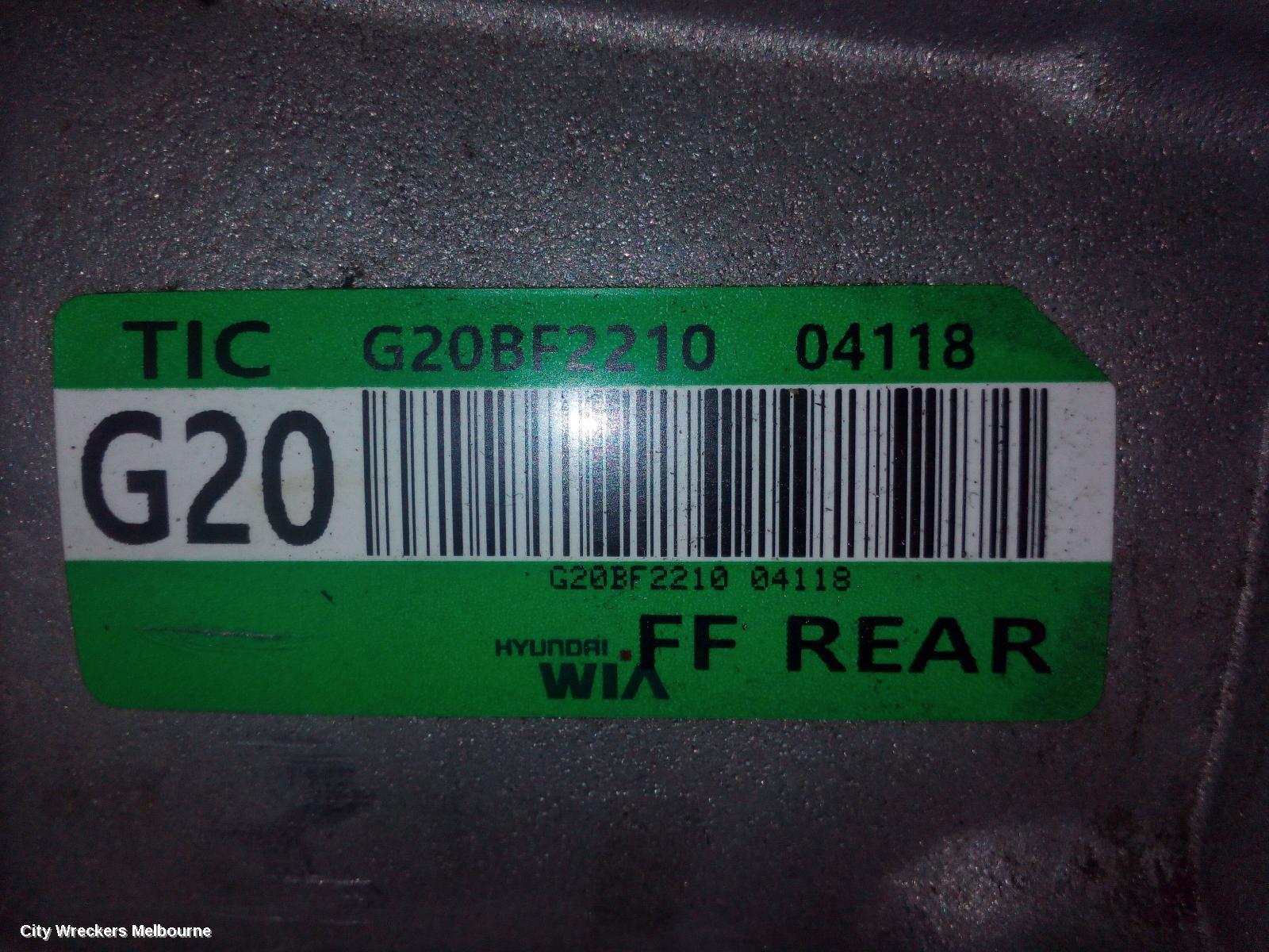 HYUNDAI TUCSON DIFFERENTIAL CENTRE, REAR, NX4, 02/2021 ONWARDS