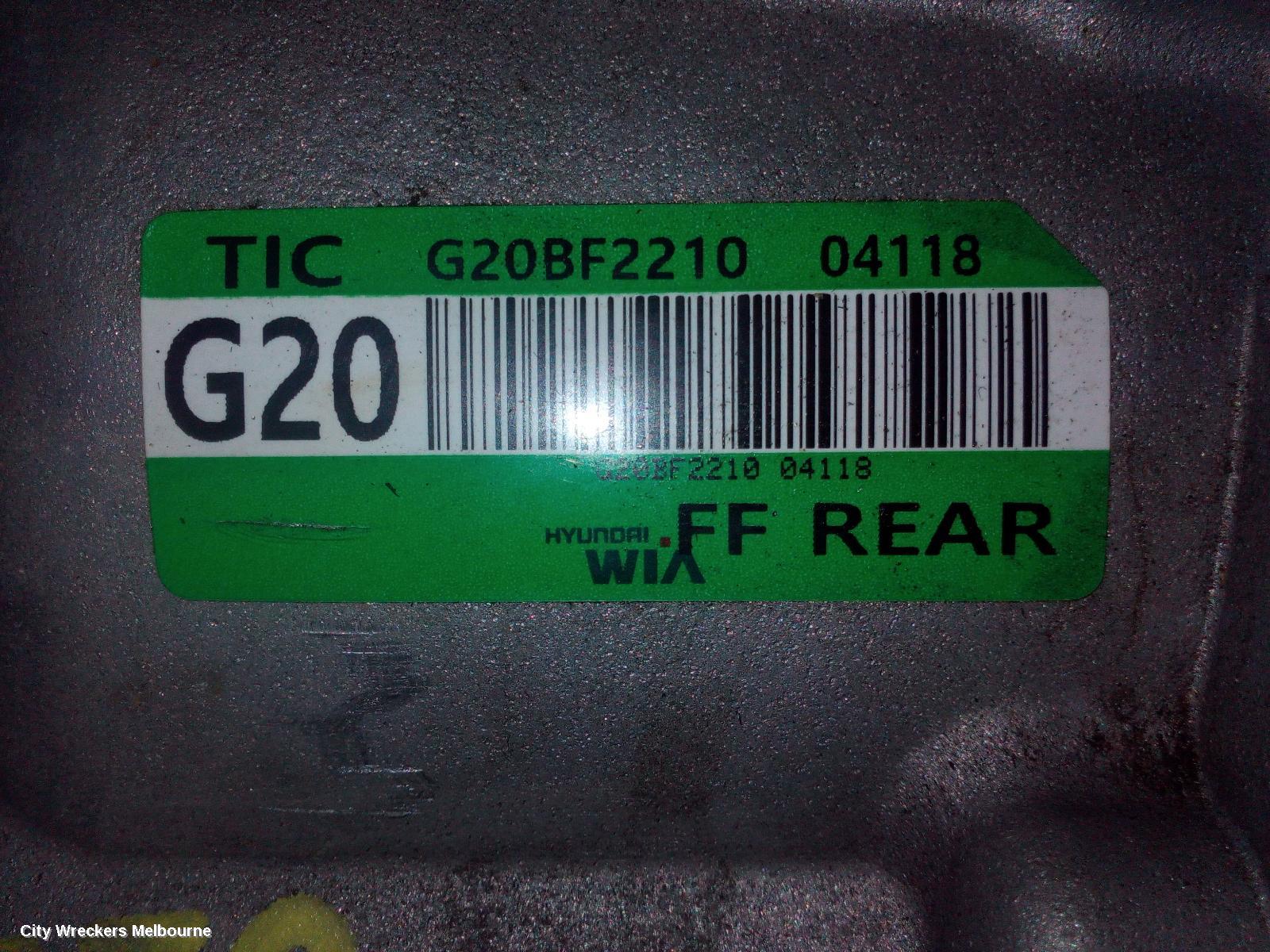 HYUNDAI TUCSON DIFFERENTIAL CENTRE, REAR, NX4, 02/2021 ONWARDS